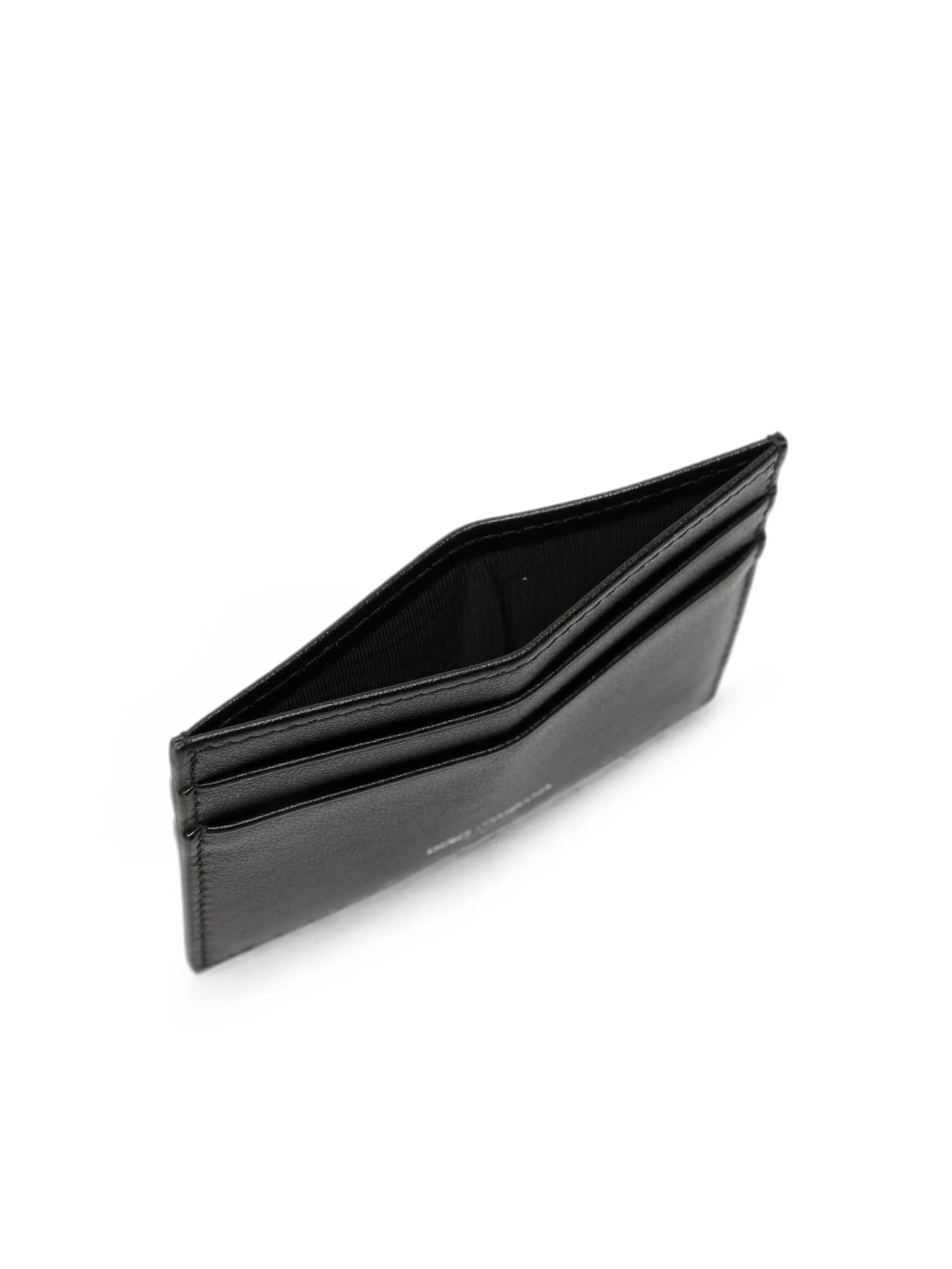 Dolce & Gabbana logo - print leather cardholder