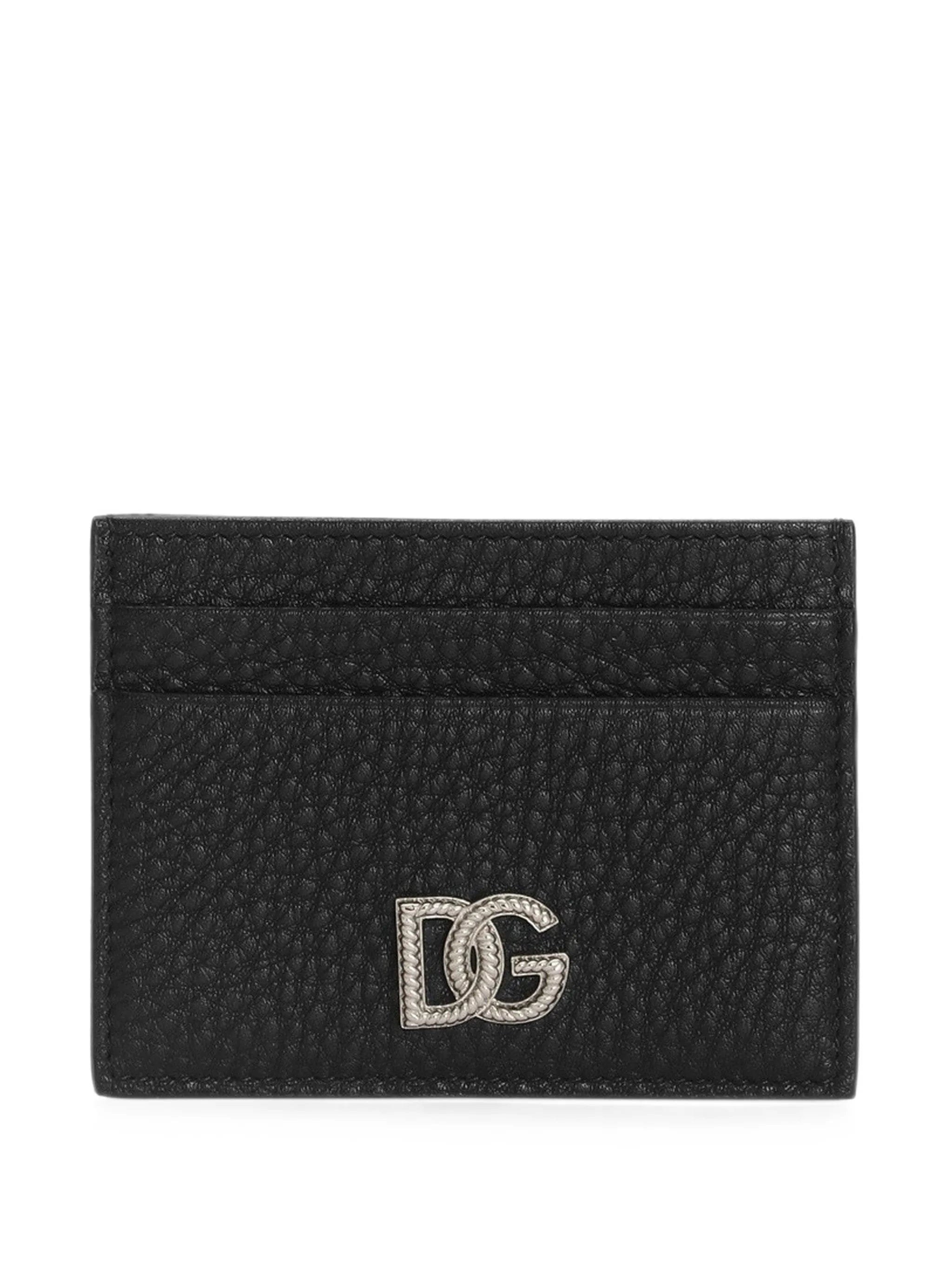 Dolce & Gabbana calfskin card holder with logo