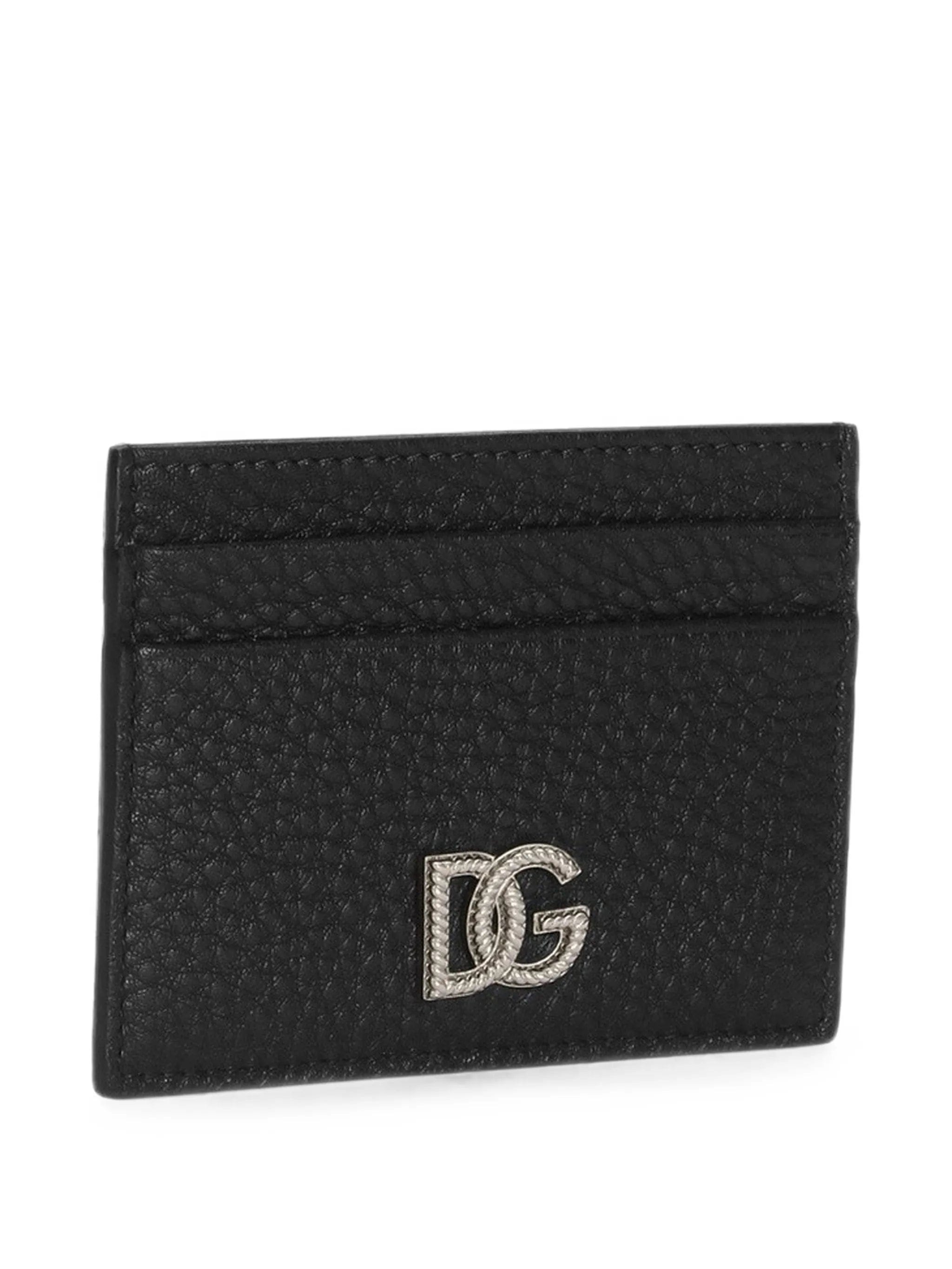 Dolce & Gabbana calfskin card holder with logo