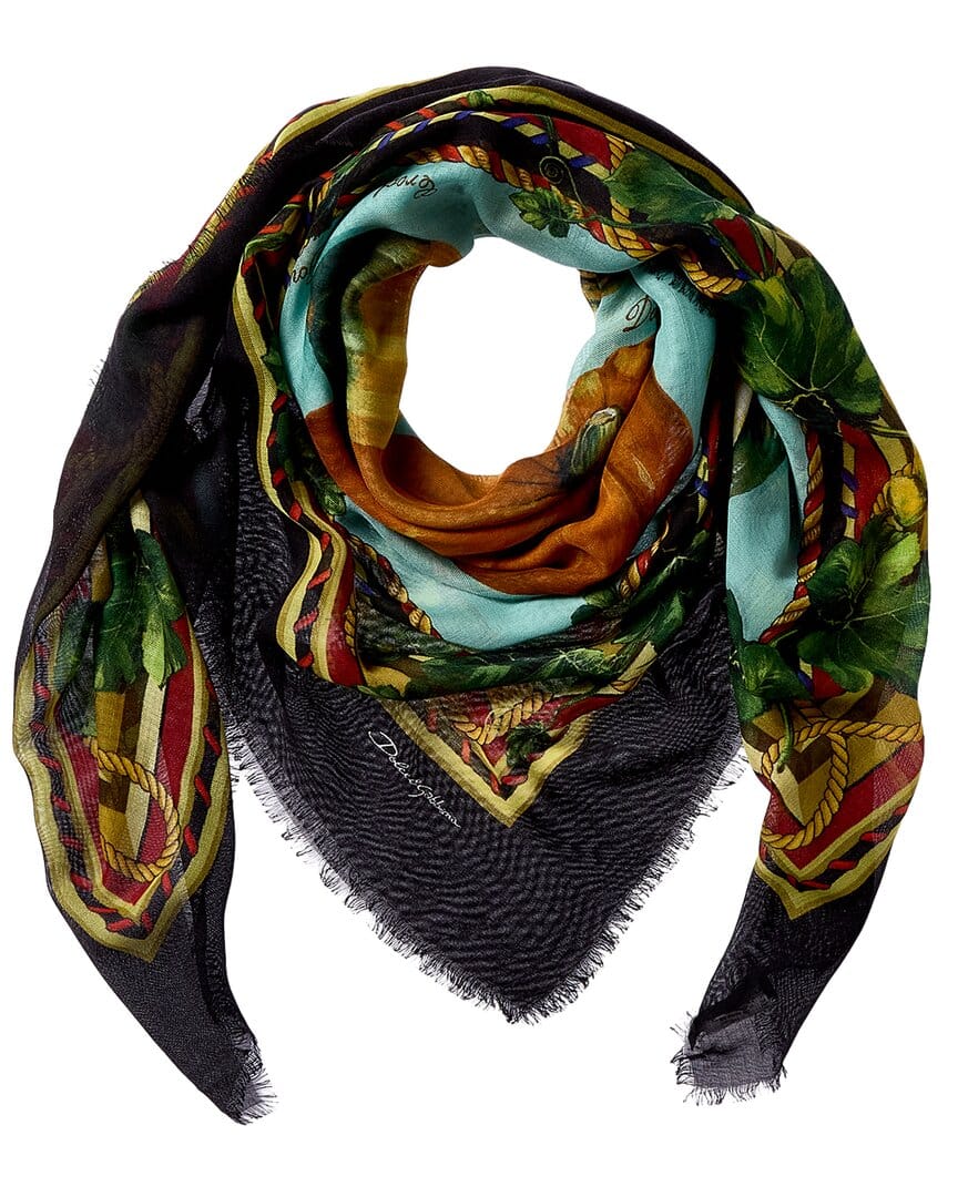 Dolce & Gabbana Cashmere & Silk - Blend Scarf
