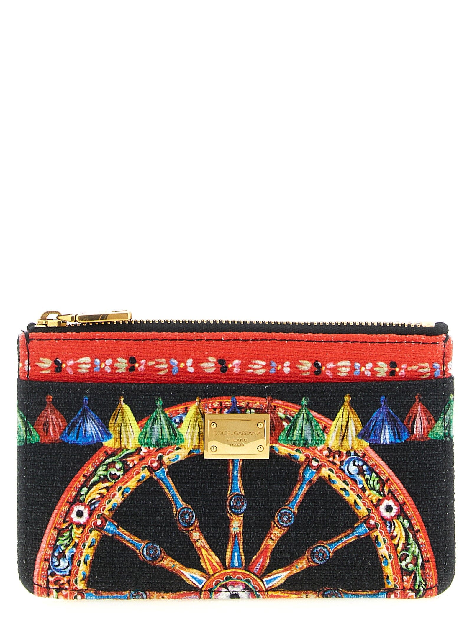 Dolce & Gabbana Carretto Card Case — Black
