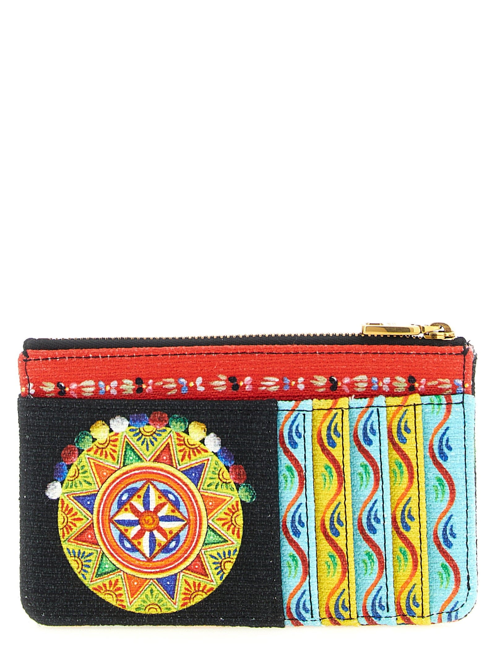 Dolce & Gabbana Carretto Card Case — Black