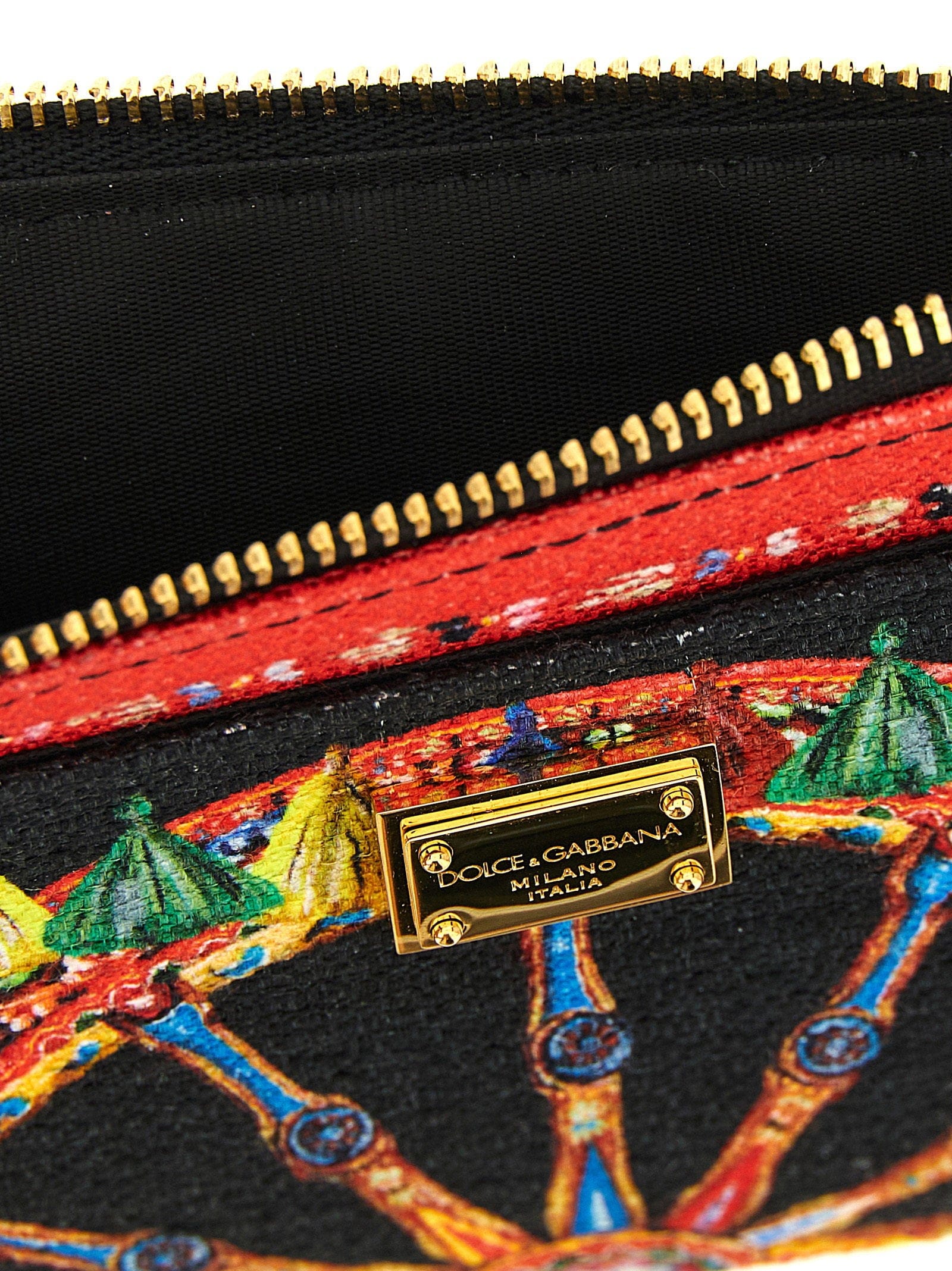 Dolce & Gabbana Carretto Card Case — Black