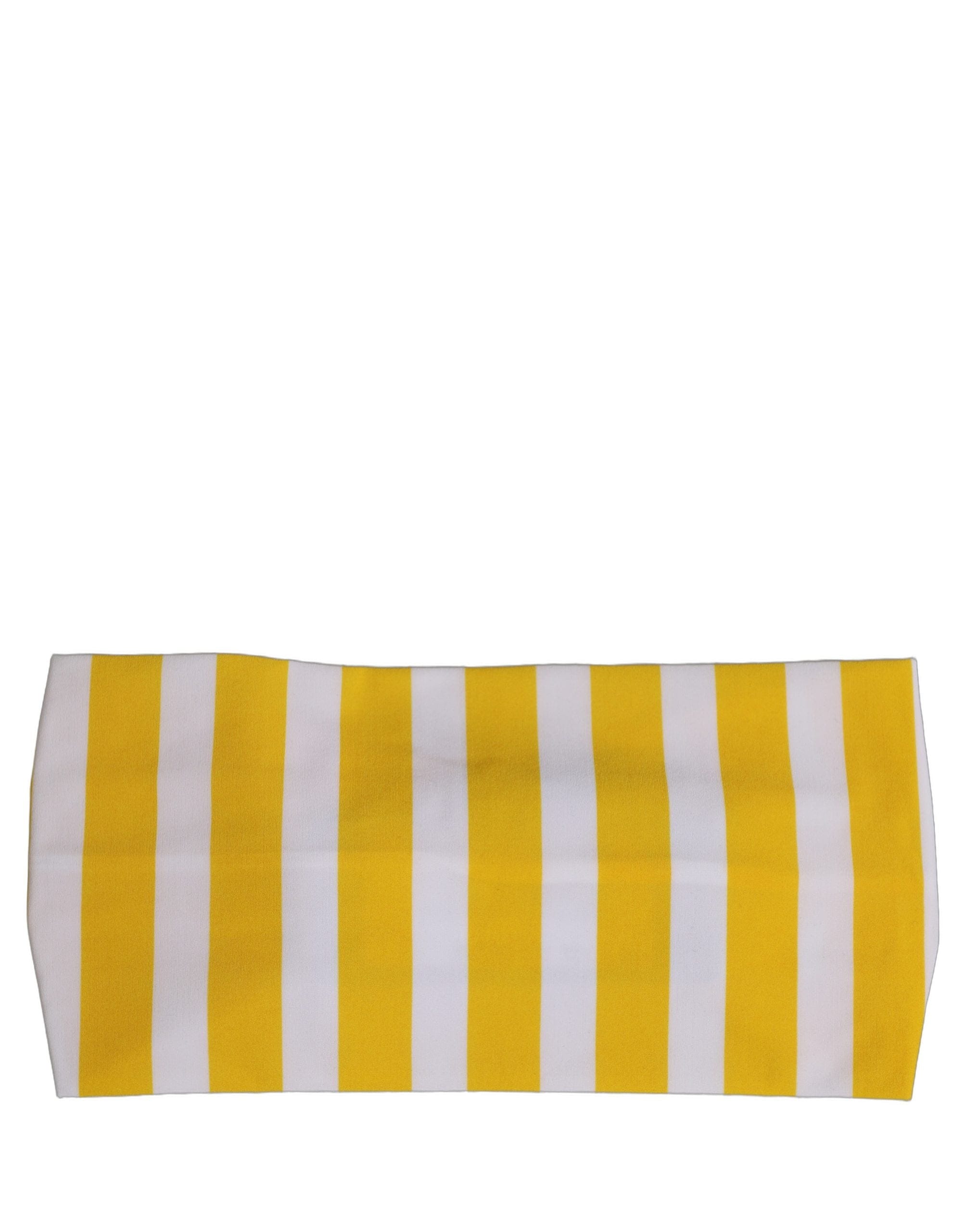 Dolce & Gabbana Stripes Nylon Head WrapWomen's Headband