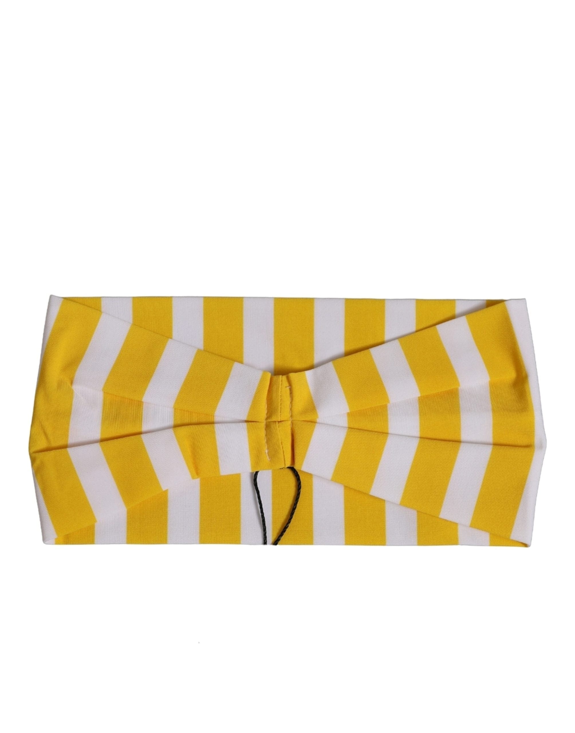 Dolce & Gabbana Stripes Nylon Head WrapWomen's Headband