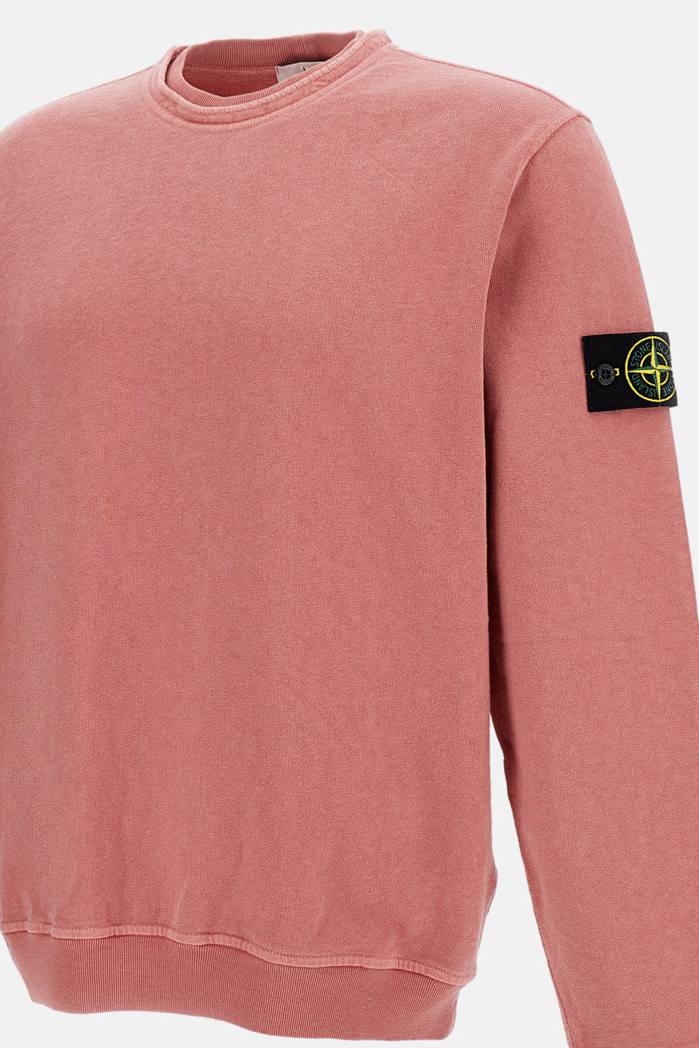 Stone Island FELPA GIROCOLLO IN COTONE
