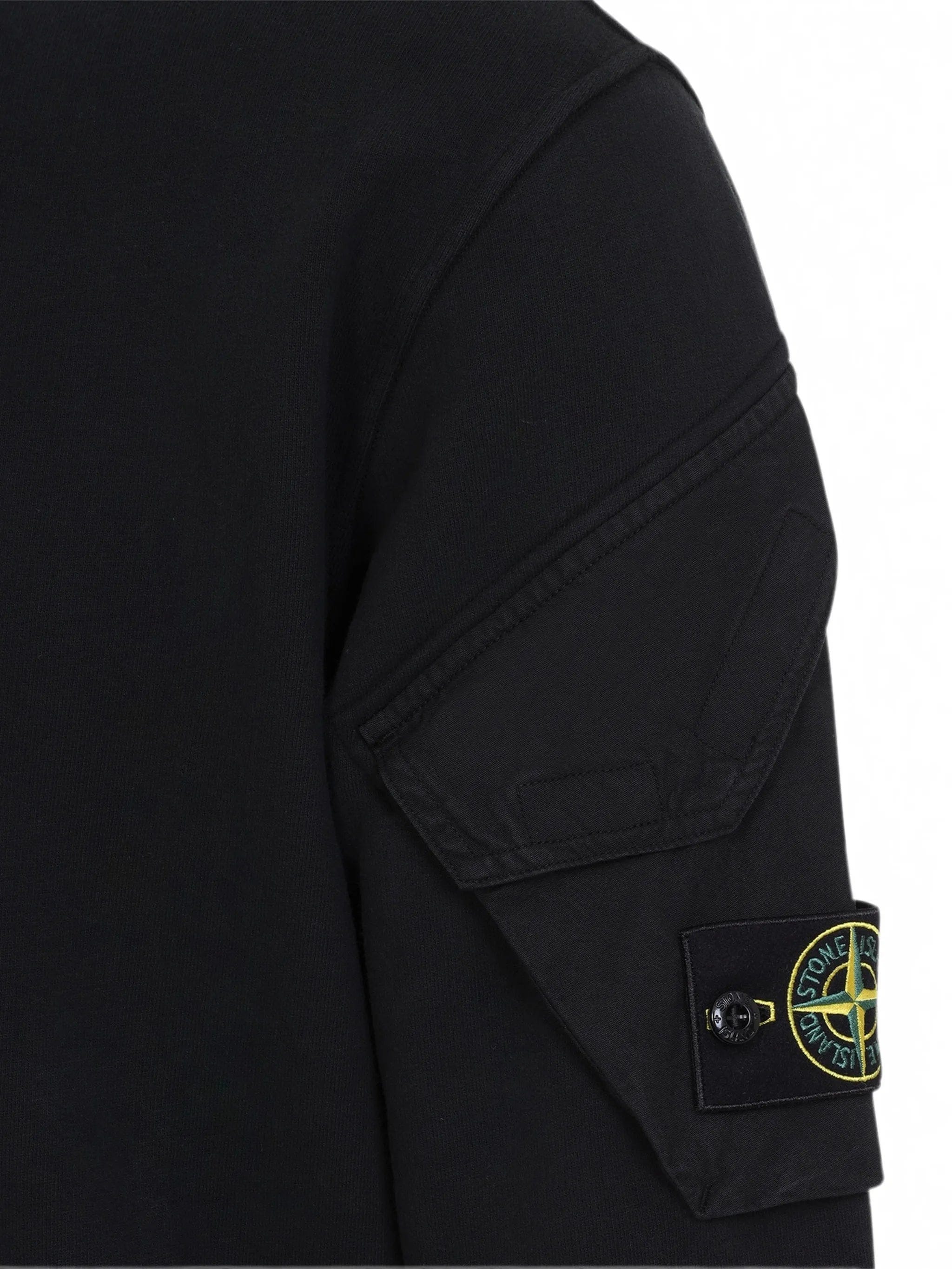 Stone Island logo - patch pocket sweatshirt
