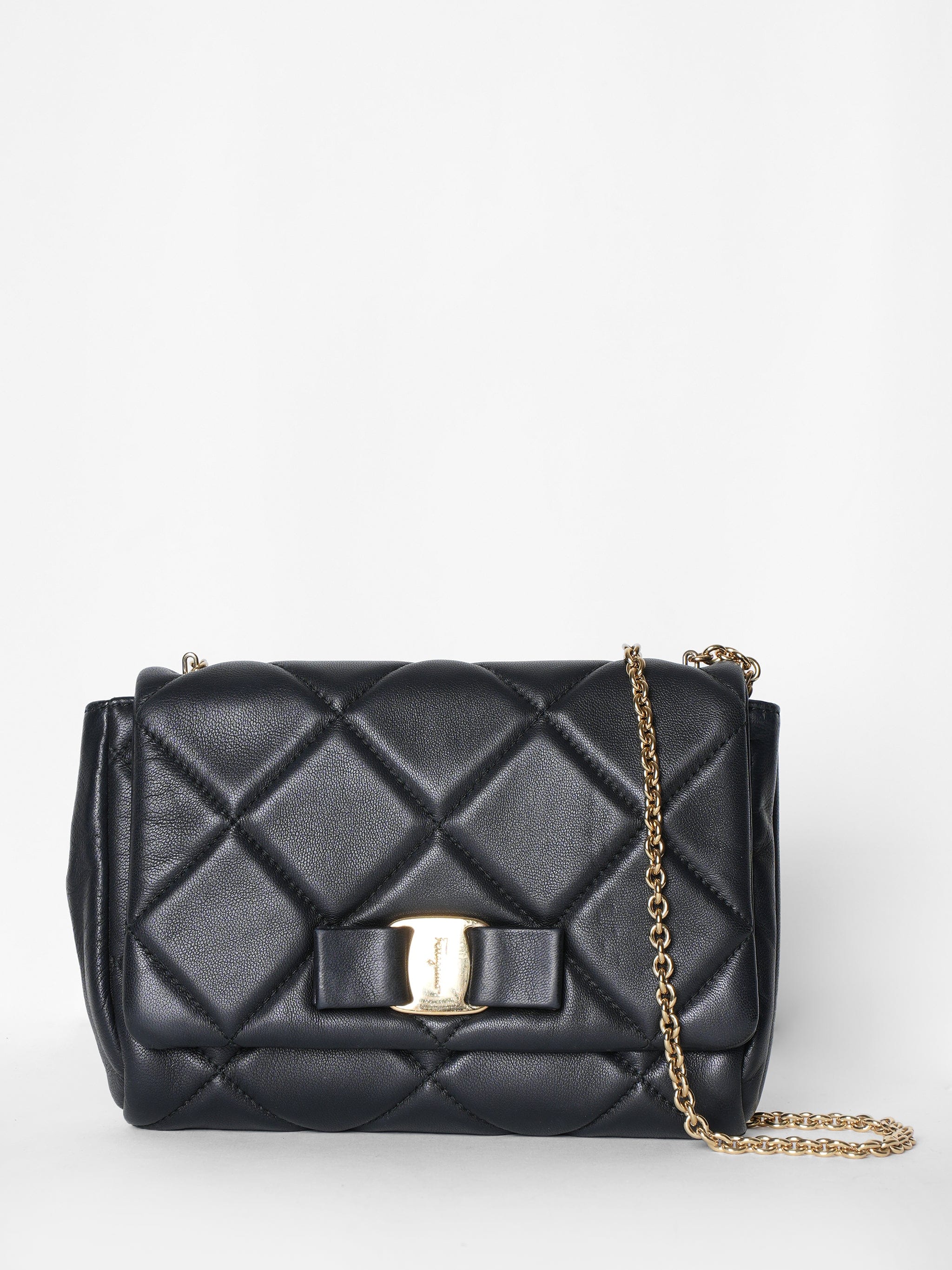 Salvatore Ferragamo Ferragamo Gelly Quilted Shoulder Bag