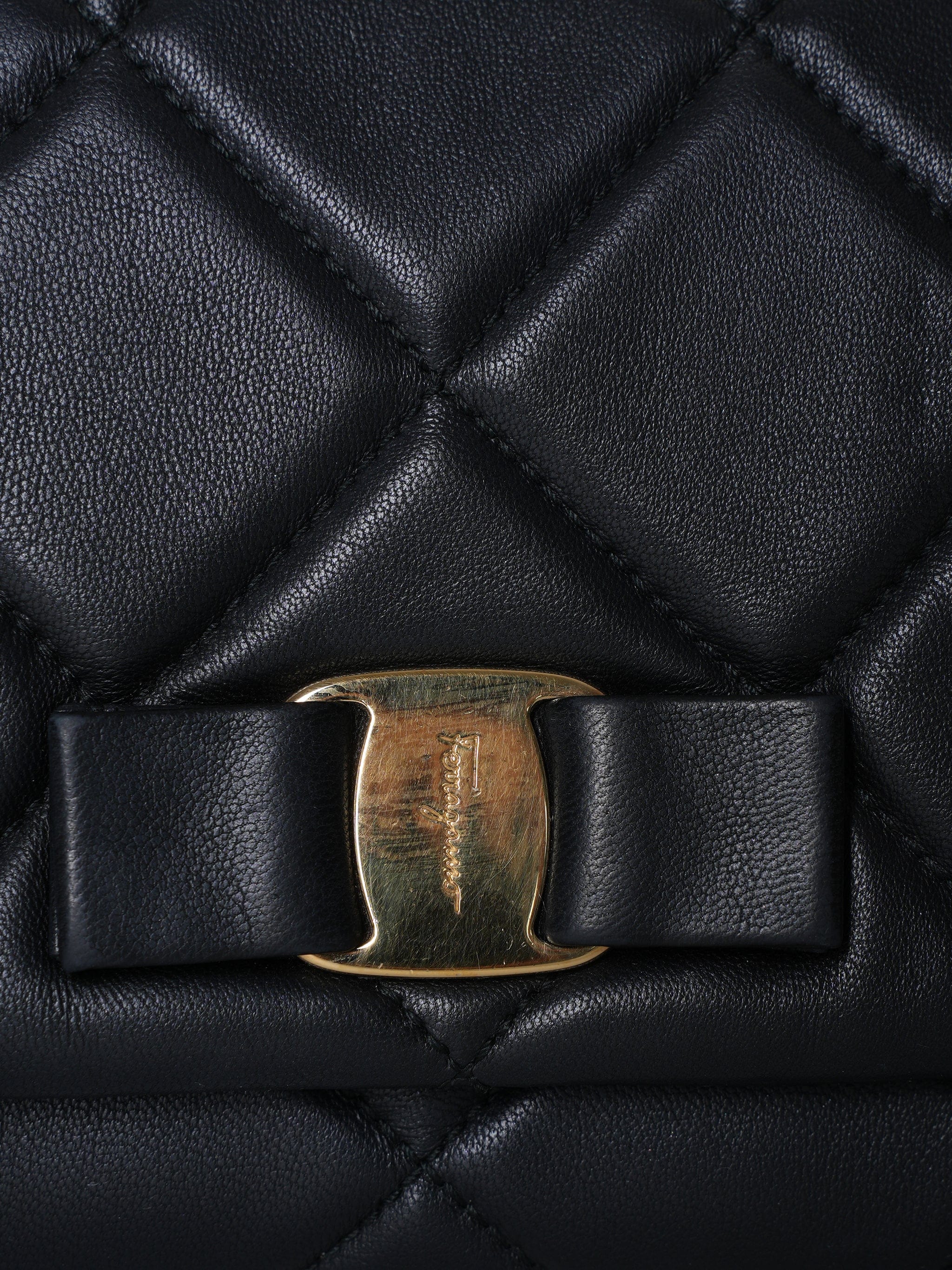 Salvatore Ferragamo Ferragamo Gelly Quilted Shoulder Bag