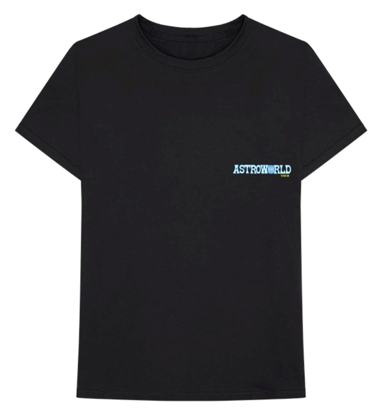 Travis Scott Astroworld Tour Launch T - shirt Black