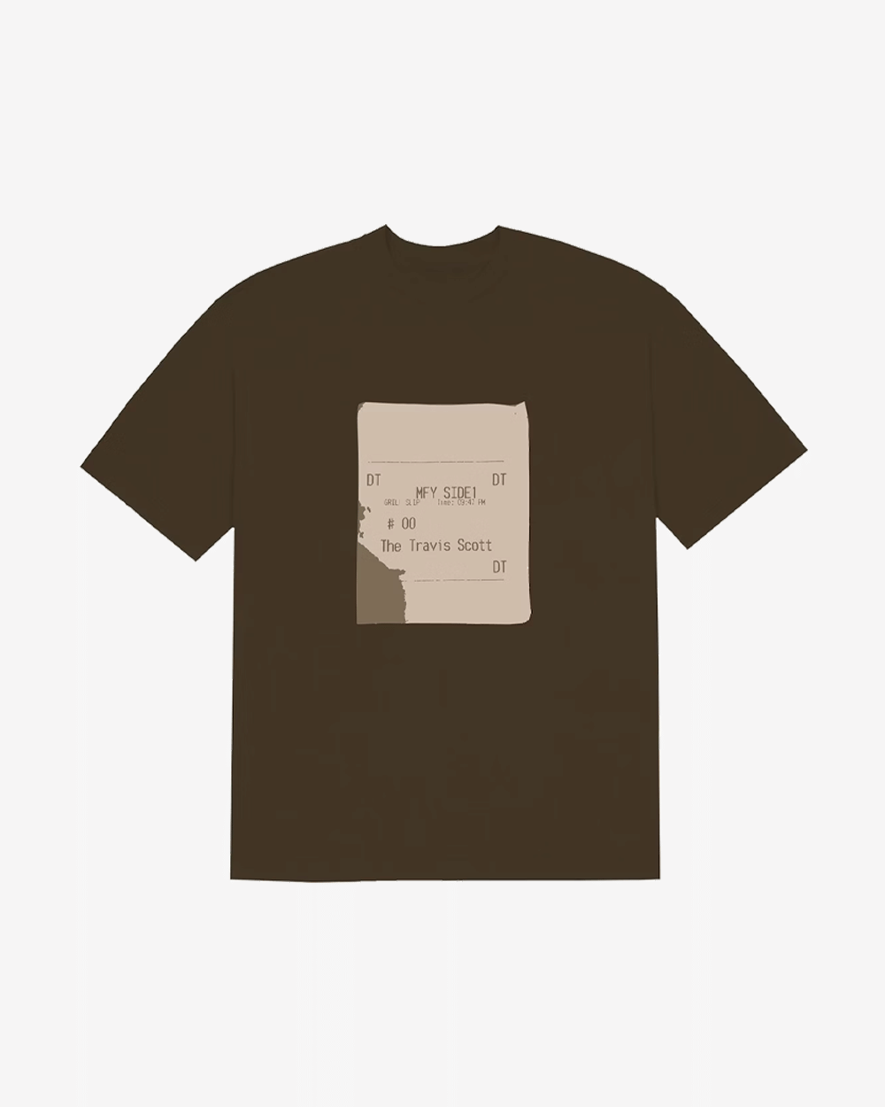 TRAVIS SCOTT CACTUS JACK x CPFM GRILL SLIP BROWN T-Shirt