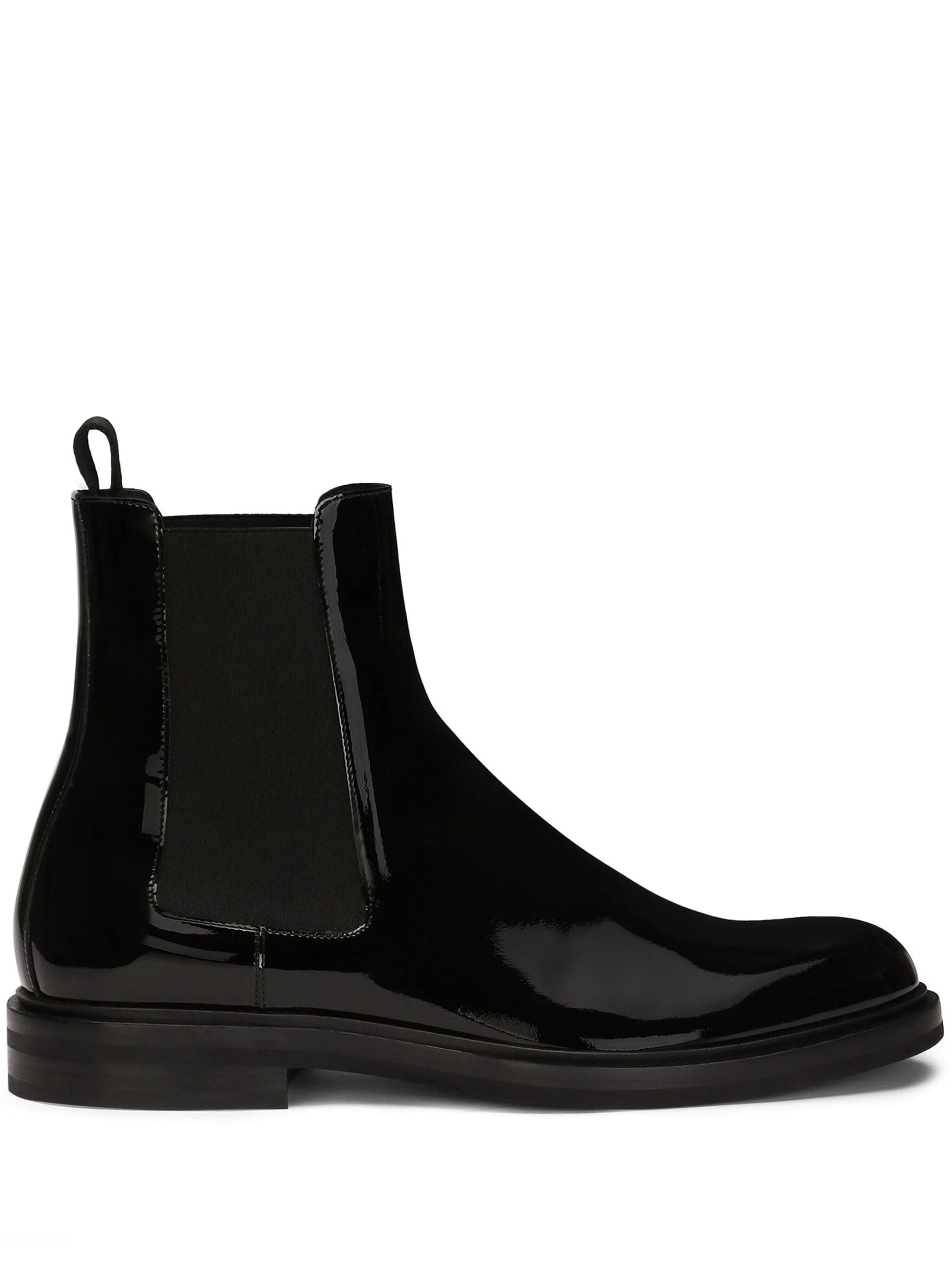 Dolce & Gabbana leather Chelsea boots