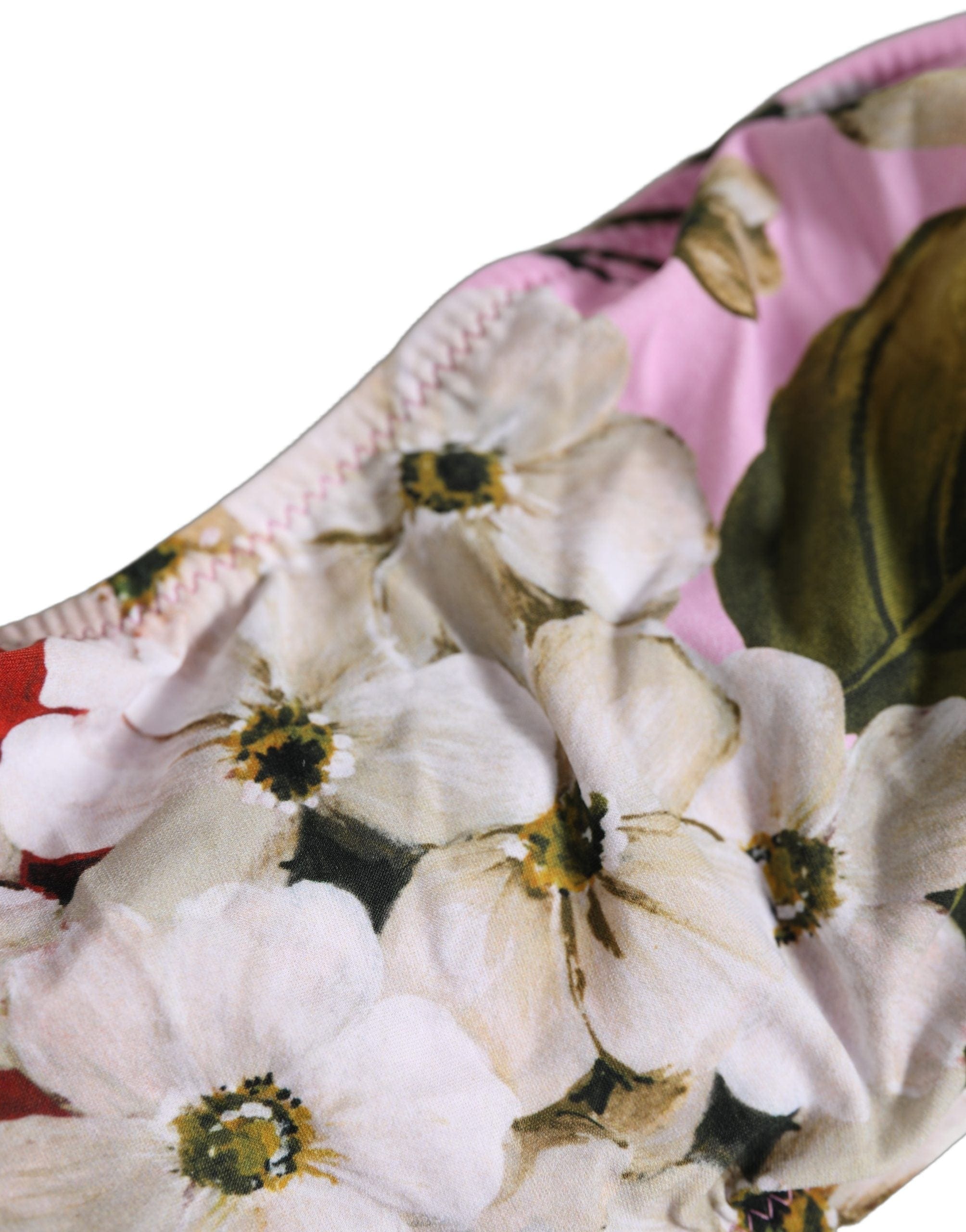 Dolce & Gabbana Floral Print Bandeau Beachwear Bikini Women's Top