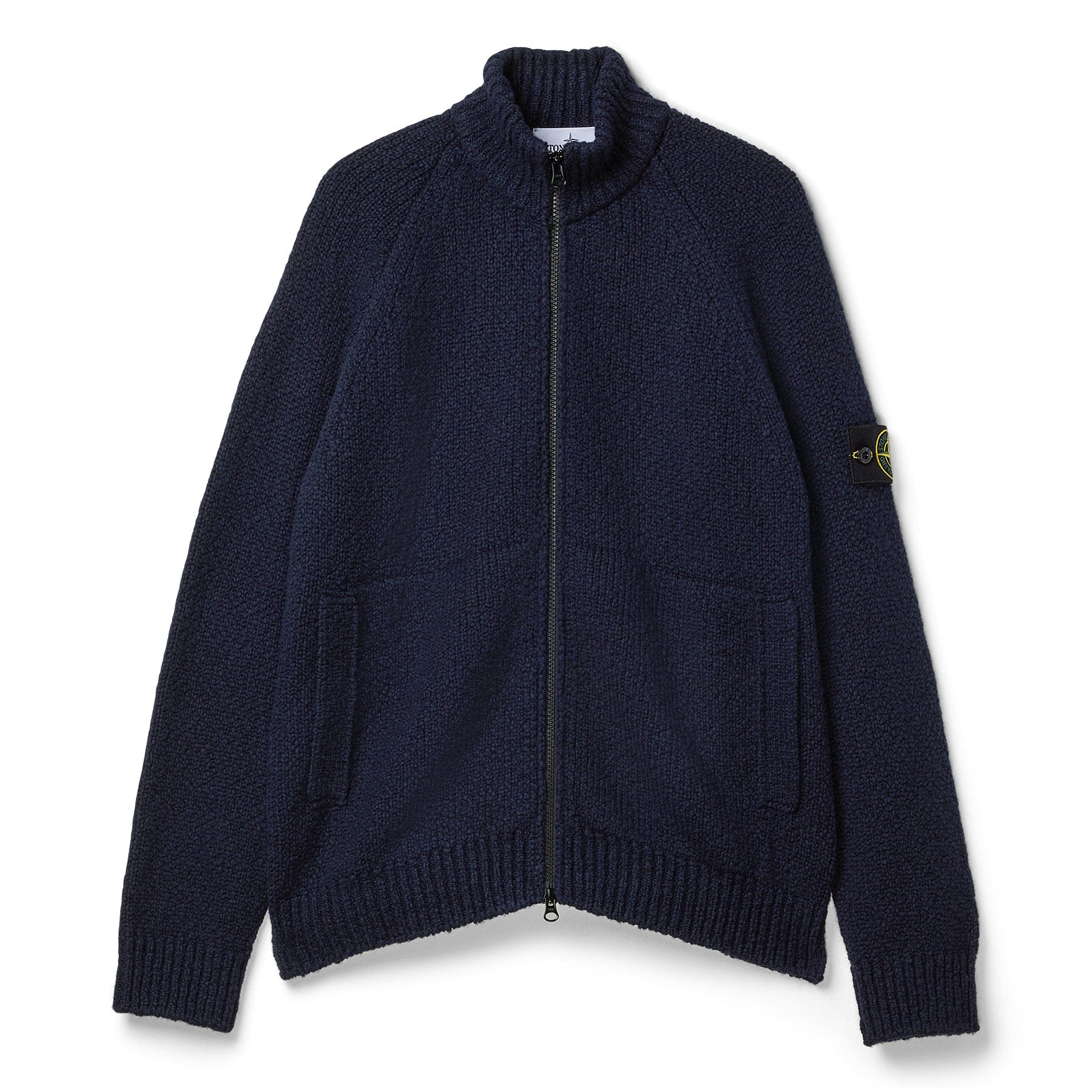 Stone Island Zip Sweater (Navy blue)