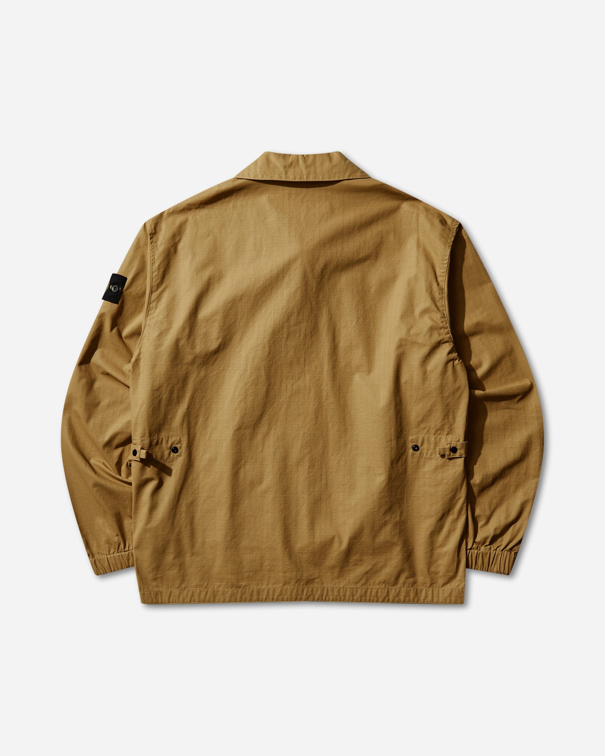Stone Island Men's Double - Coated Cotton Ripstop Overshirt Mustard
