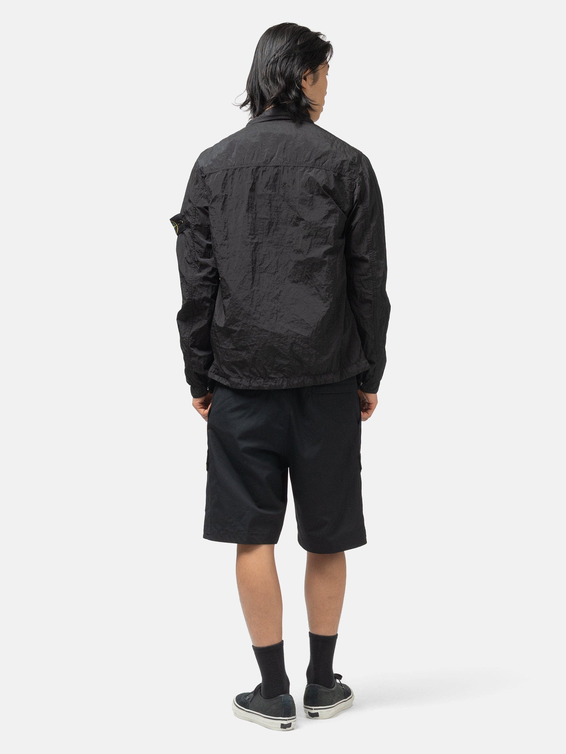 Stone Island Nylon - Taffeta Overshirt Black