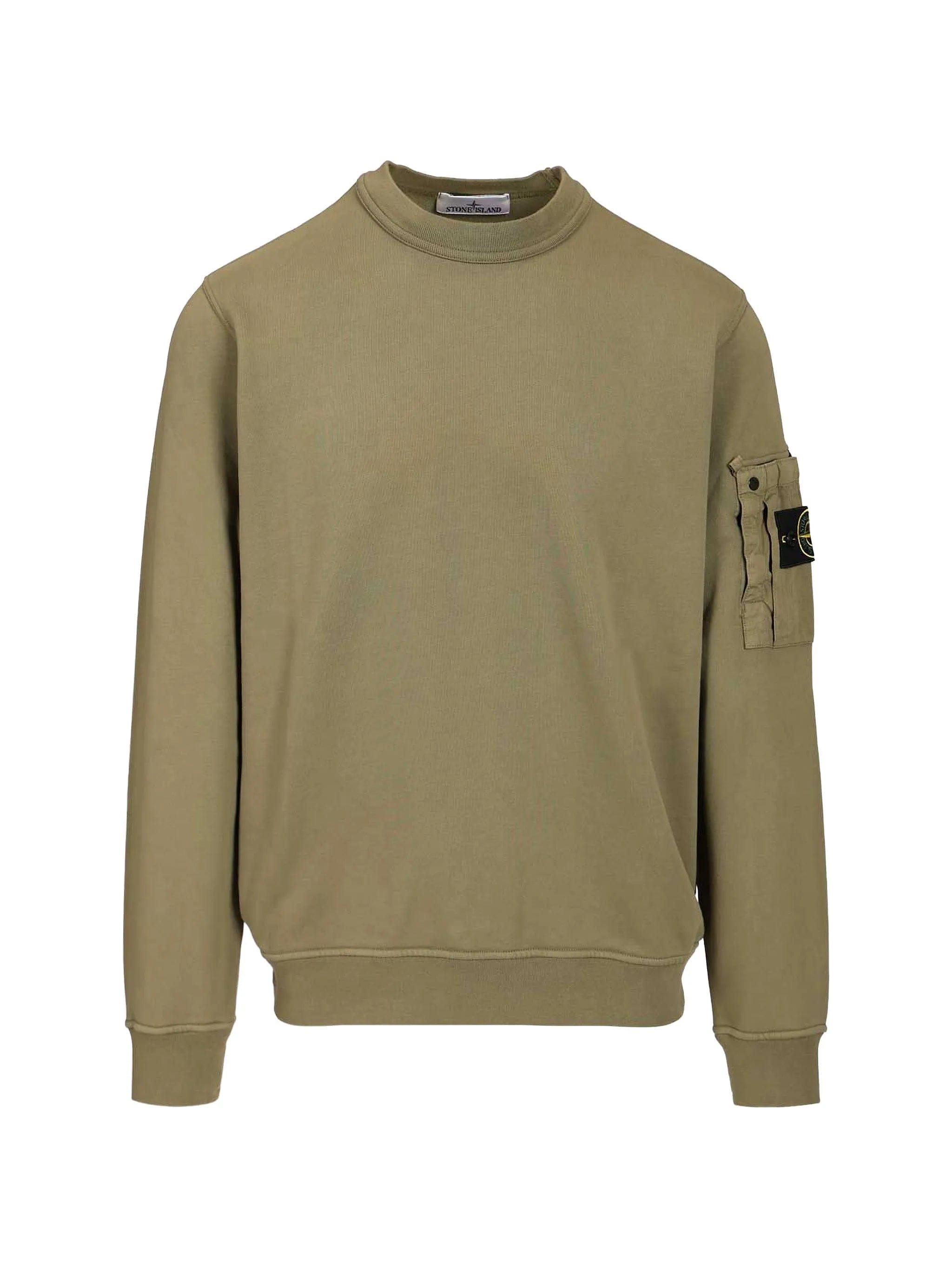 Stone Island 6100019 cotton fleece sweatshirt