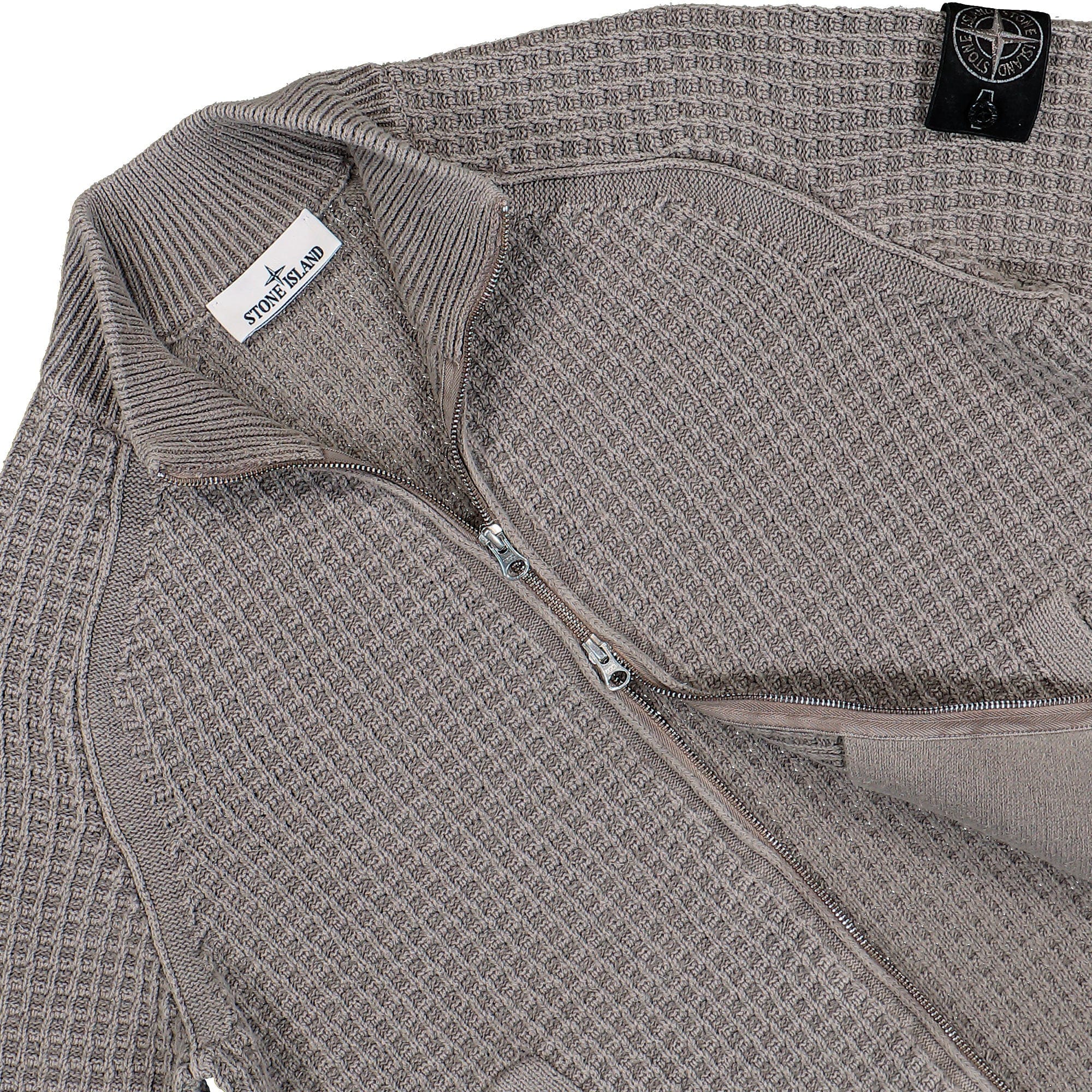 Stone Island Knitted Full - Zip Cardigan