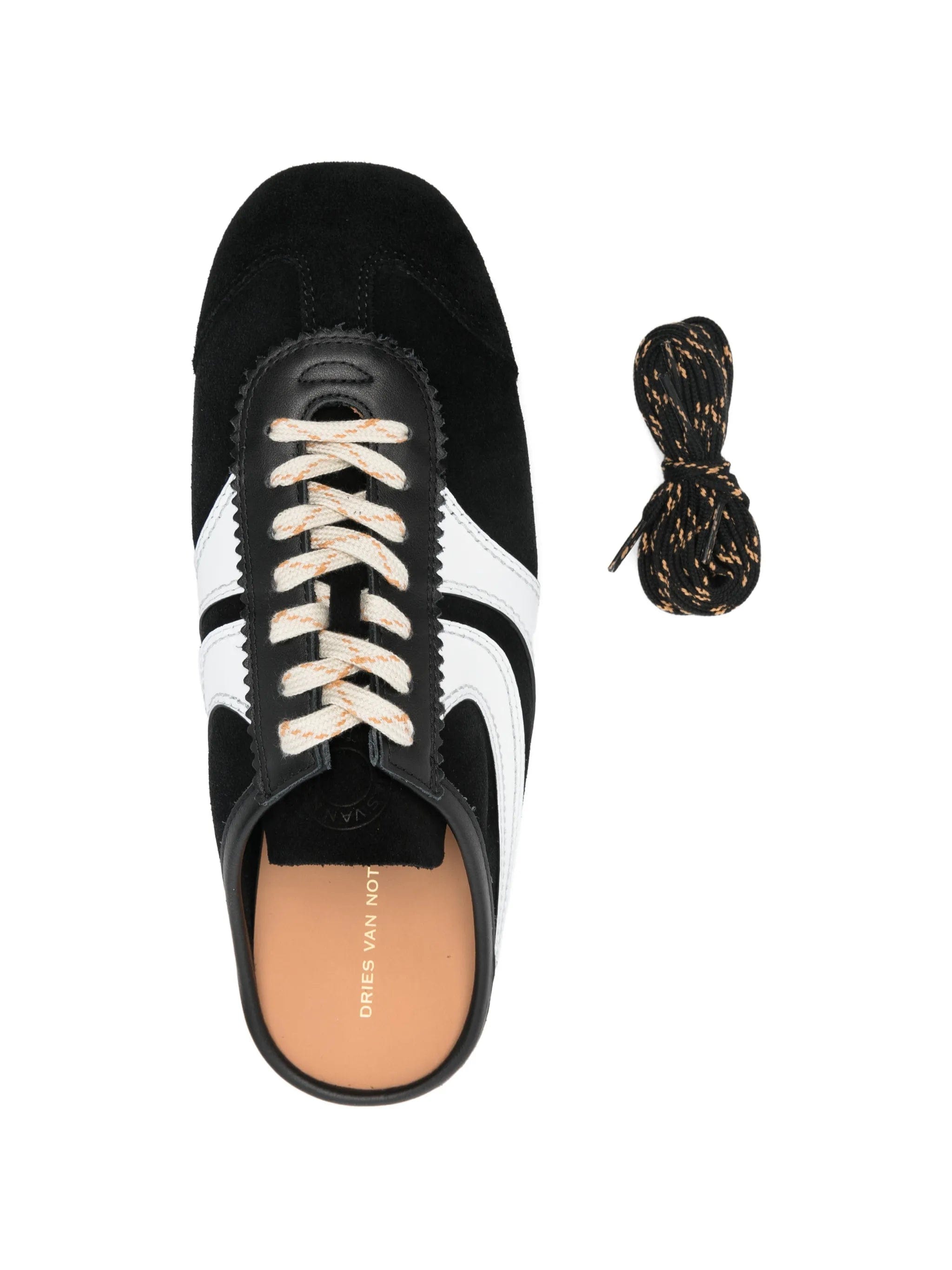 Dries Van Noten striped slip - on sneakers