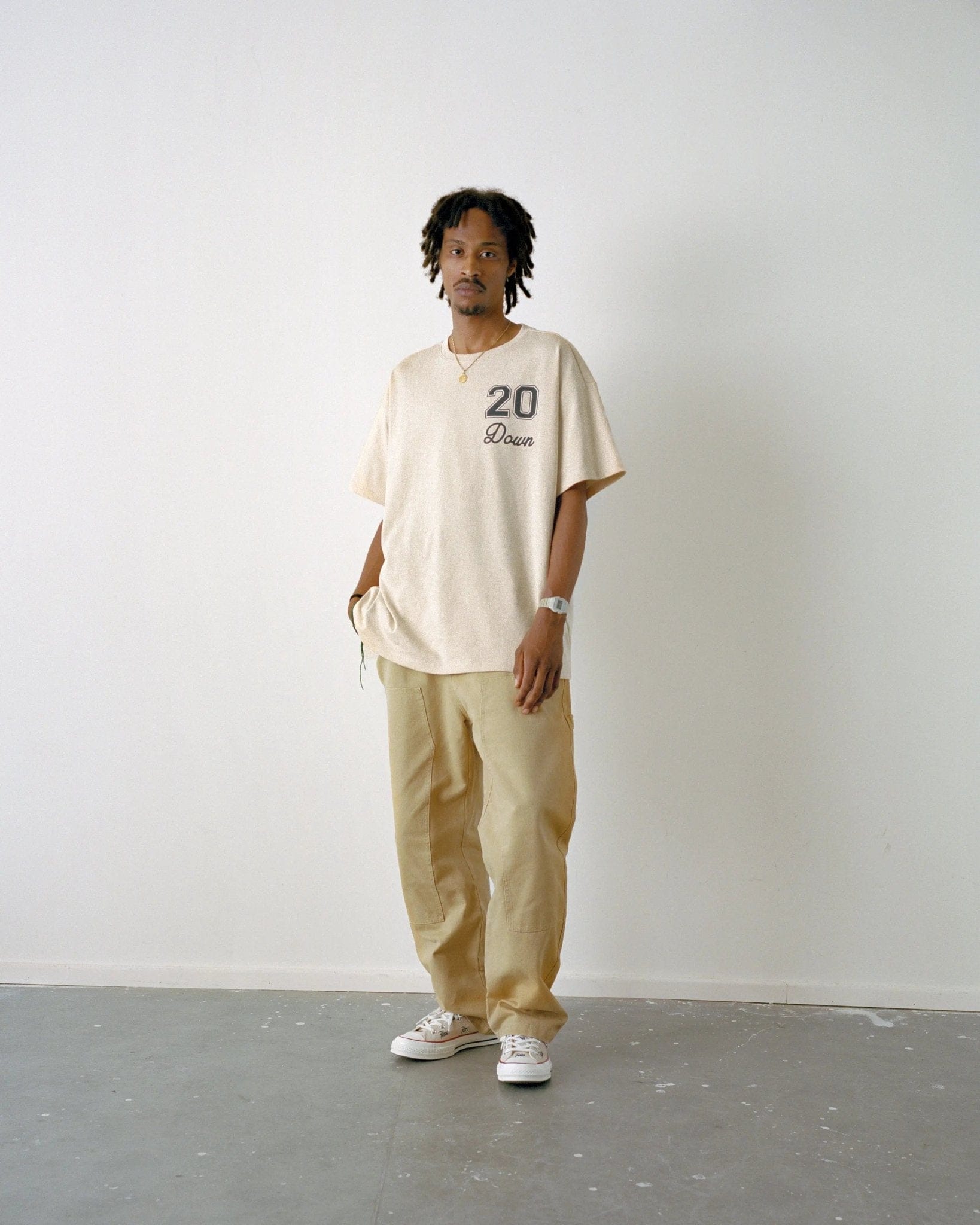 Converse Patta x Converse Anniversary T-Shirt (Natural Ivory)