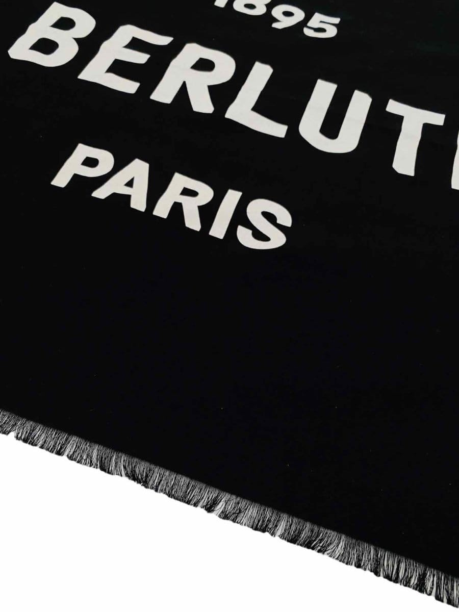 Berluti Black & White Handkerchief