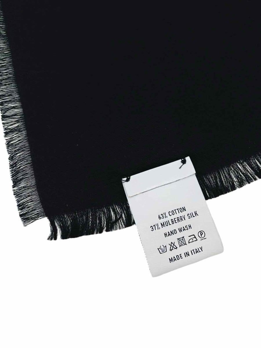 Berluti Black & White Handkerchief