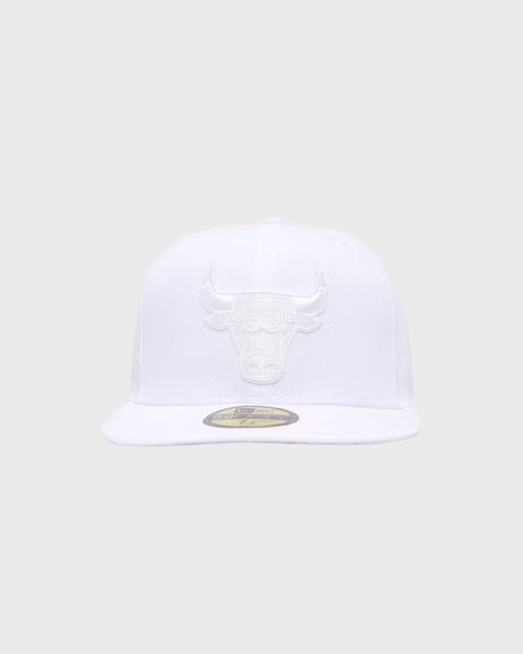 New Era New York Chicago Bulls White On White 59FIFTY Fitted