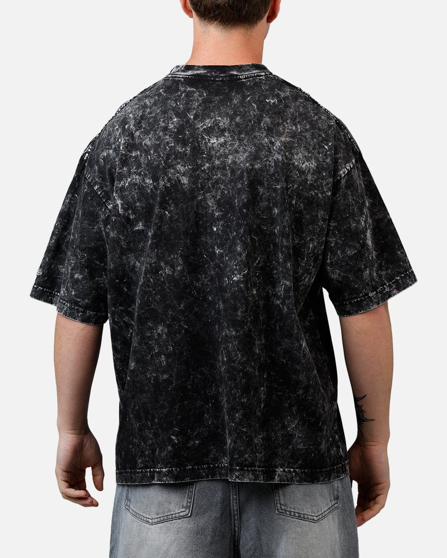 New Era Las Vegas Aces Boxy Essentials T - Shirt Washed Black