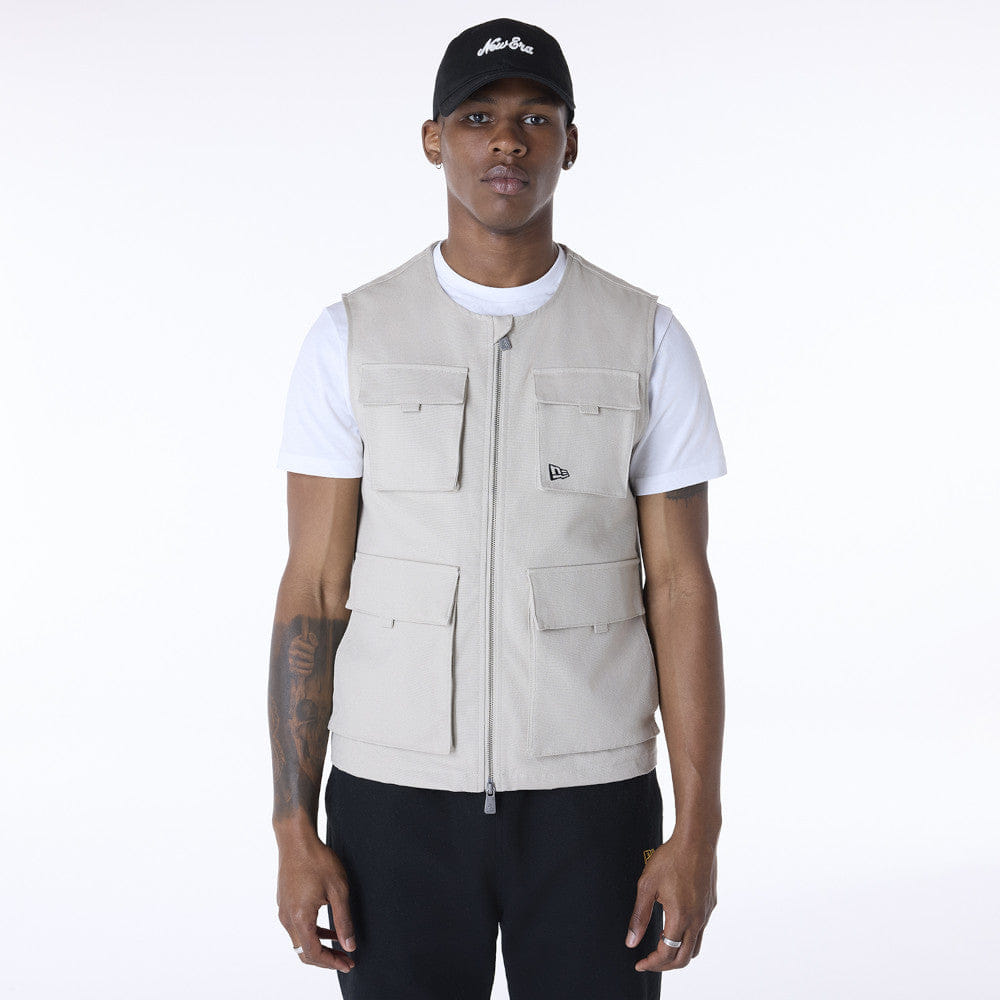 New Era Utility Vest Cream