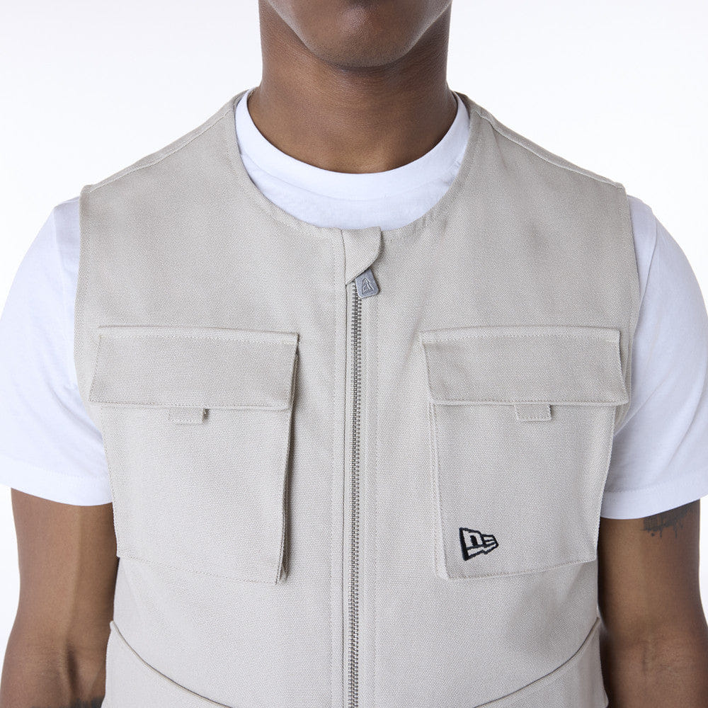 New Era Utility Vest Cream