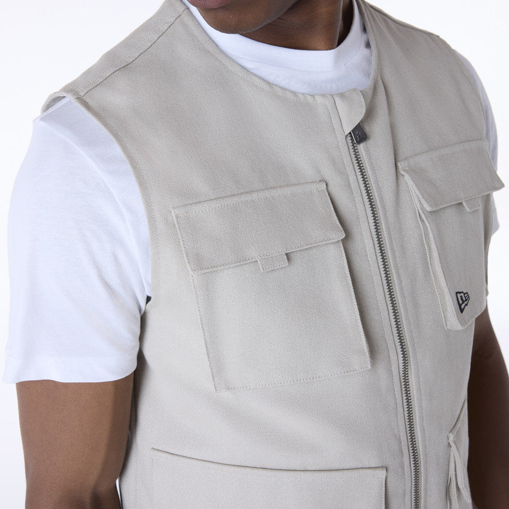 New Era Utility Vest Cream