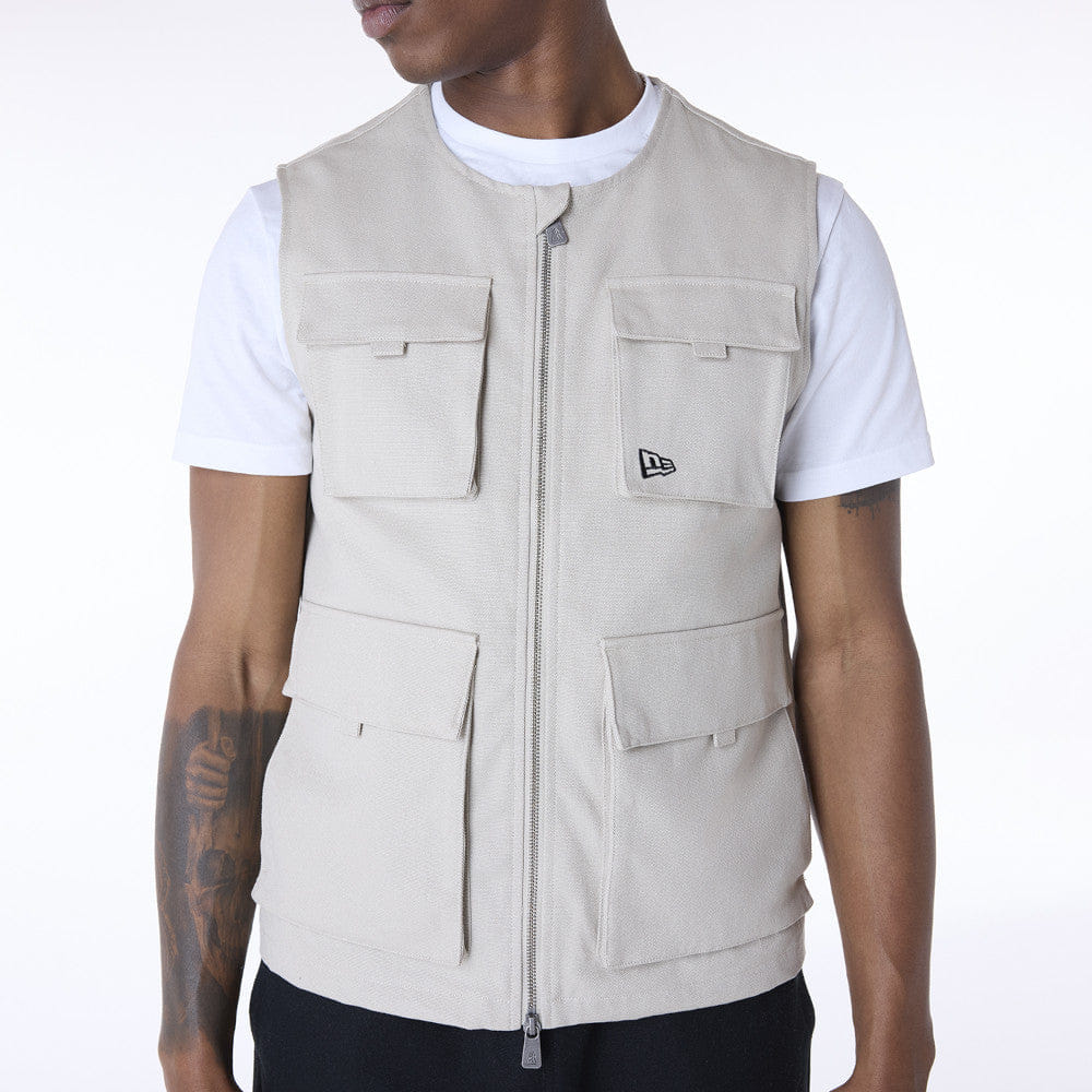 New Era Utility Vest Cream