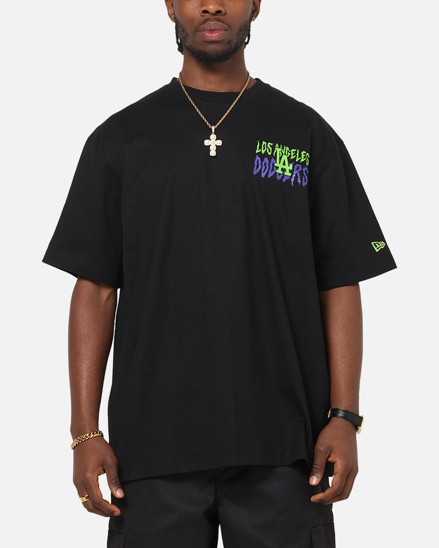 New Era Los Angeles Dodgers Drip T - Shirt Black