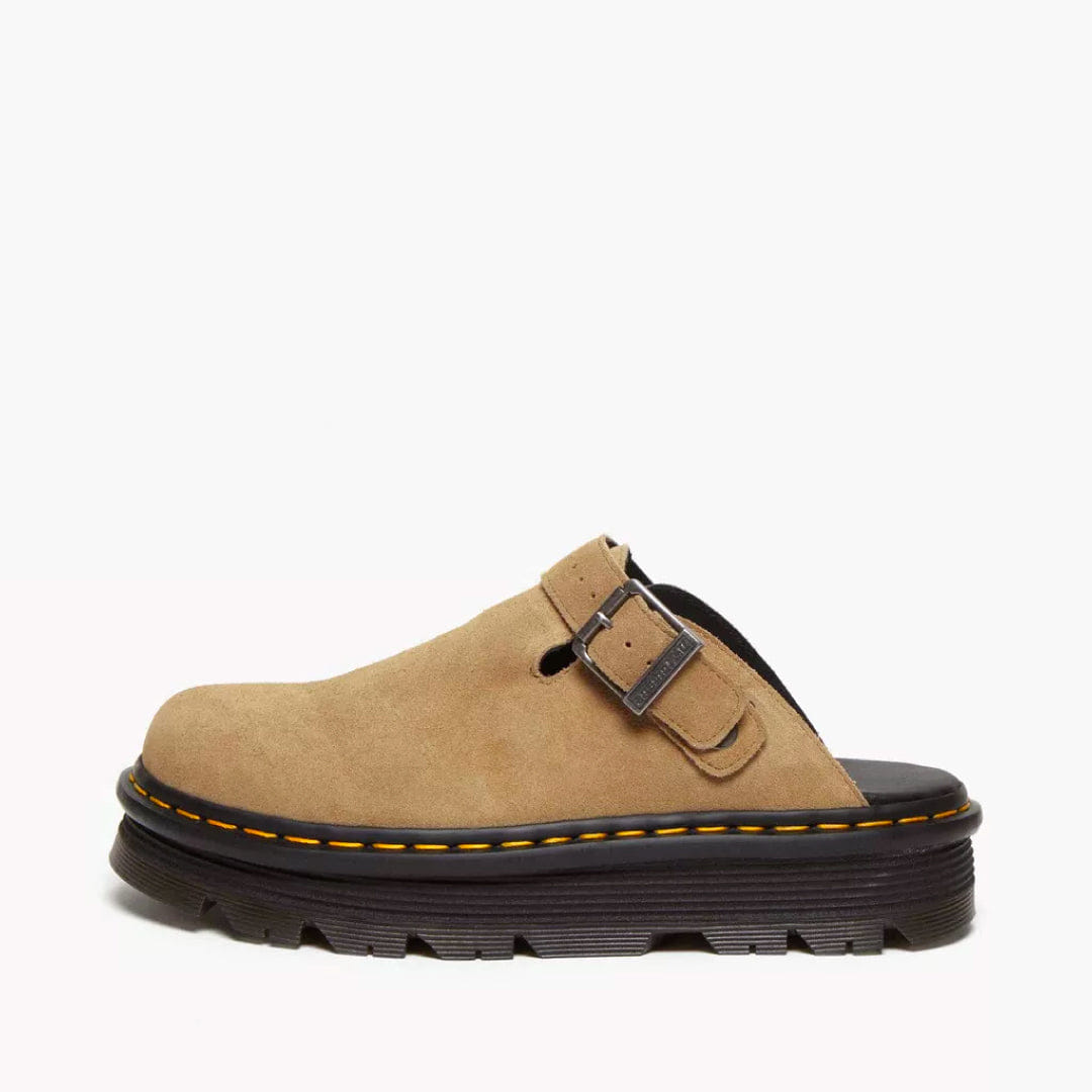 Dr Martens Zebzag Mule Mule Savannah Tan E.h Suede