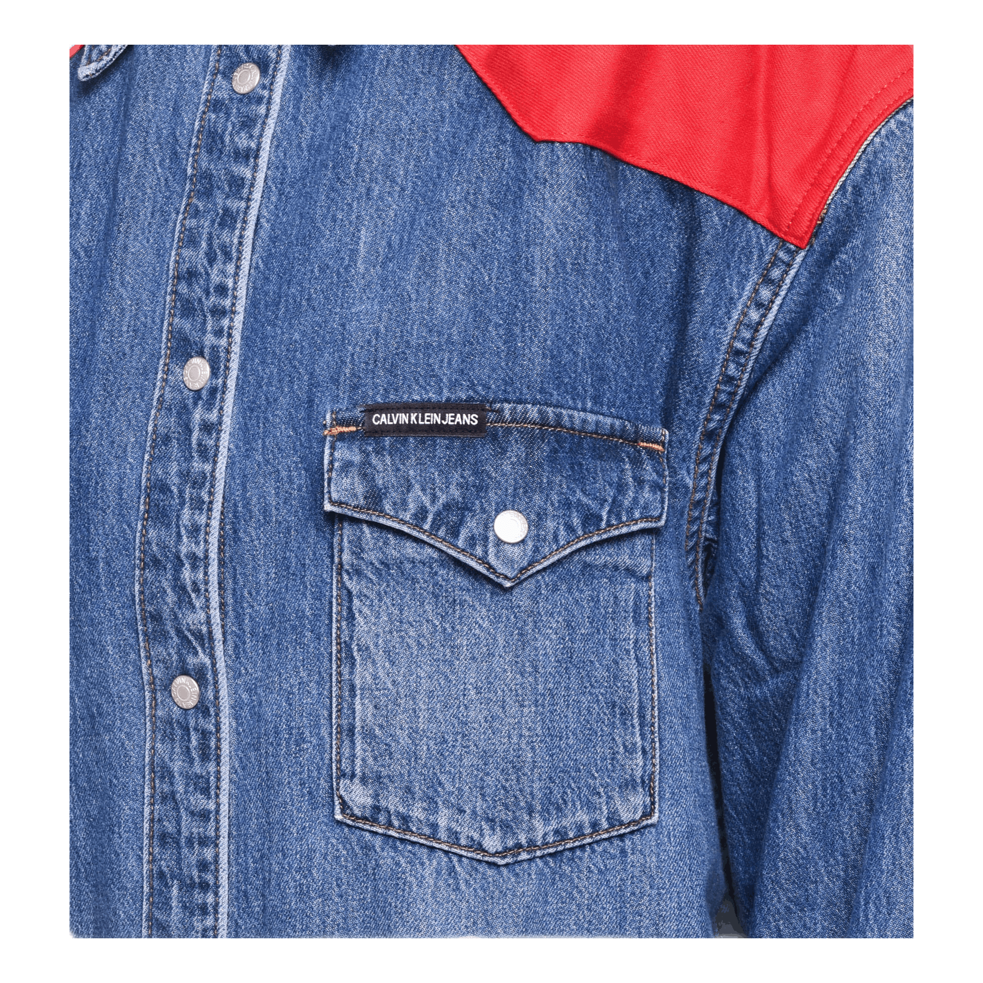 Calvin Klein Oversized Foundation Shirt Blue