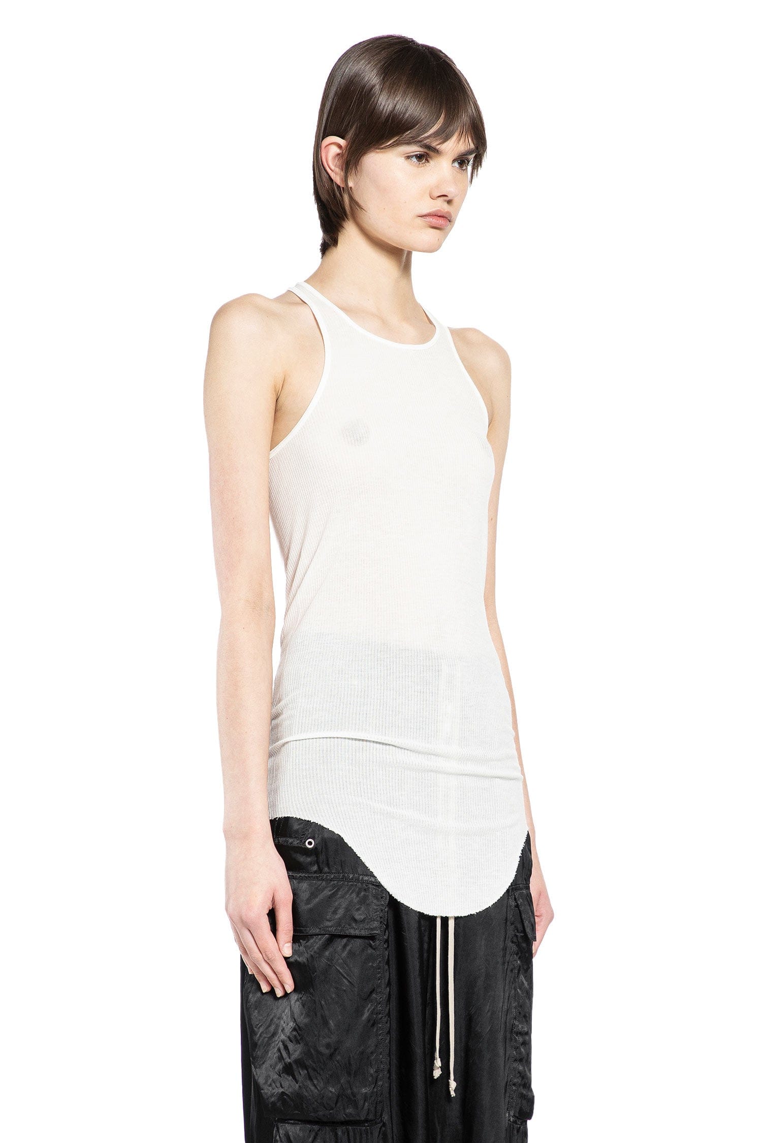 RICK OWENS Temple Basic Rib Tank
