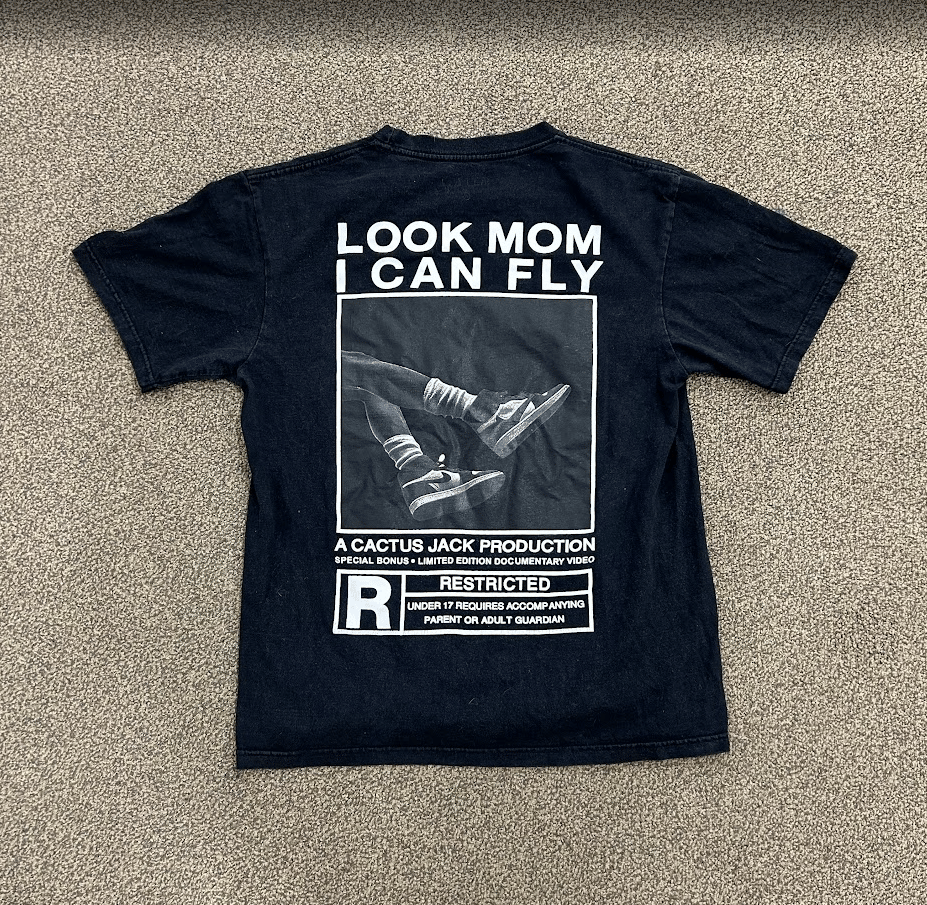 Travis Scott Look Mom I Can Fly Documentary T-Shirt Black