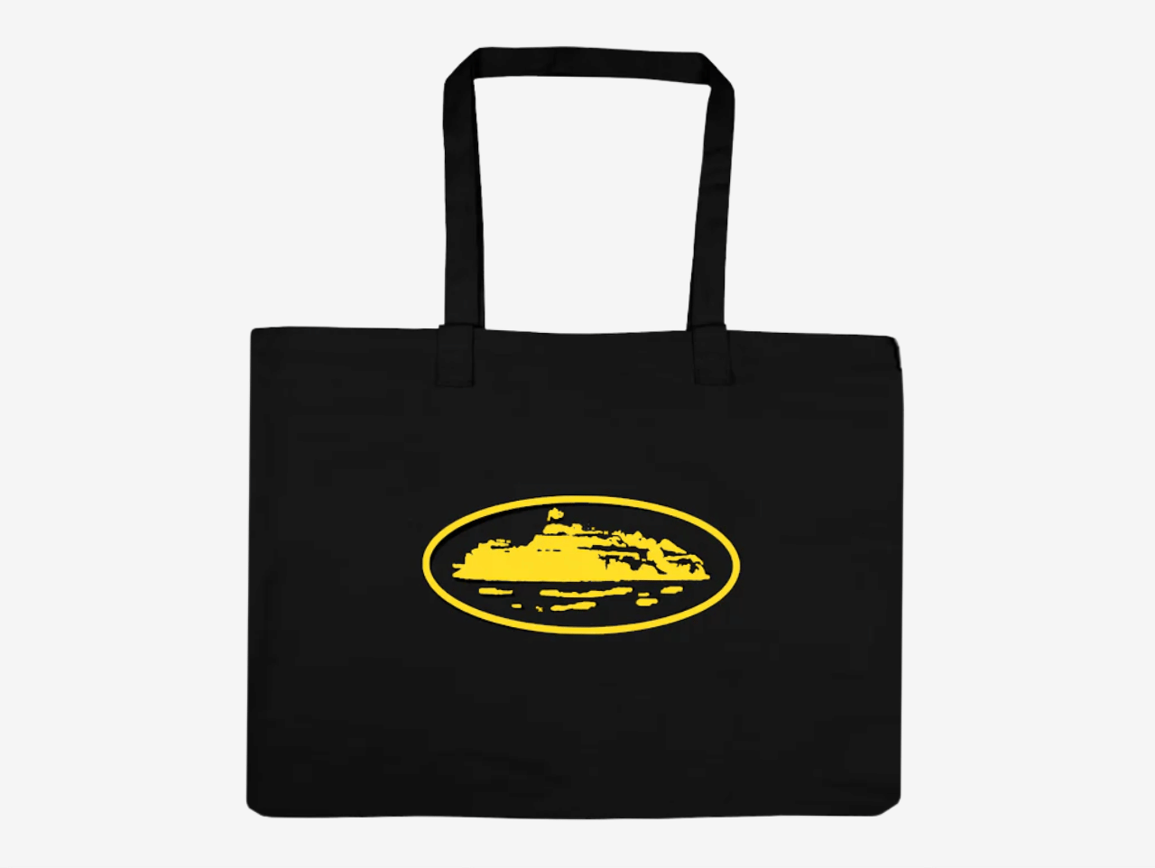 Corteiz Tote Bag Black Yellow