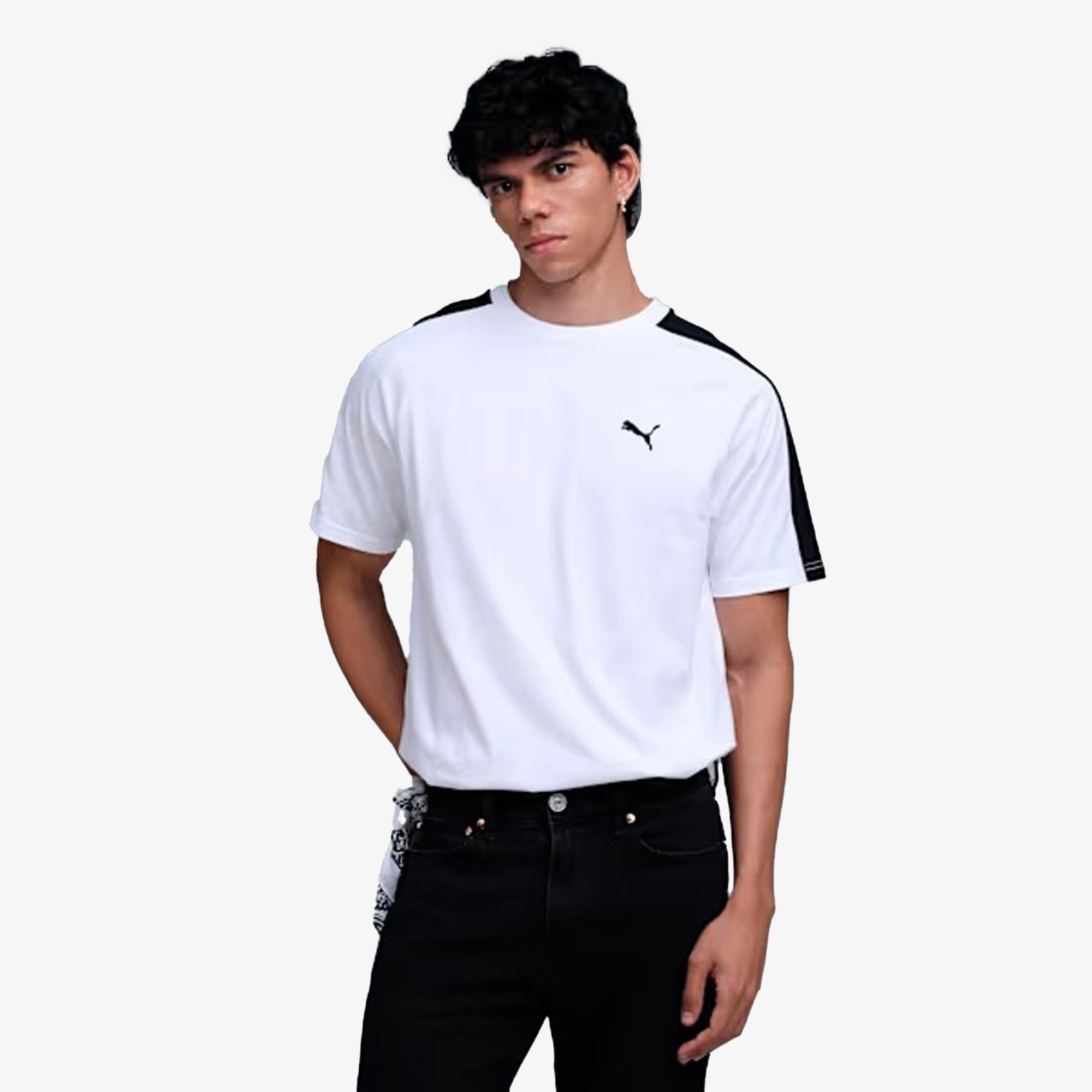 PUMA | T7 REGULAR FIT T - SHIRT { PUMA WHITE