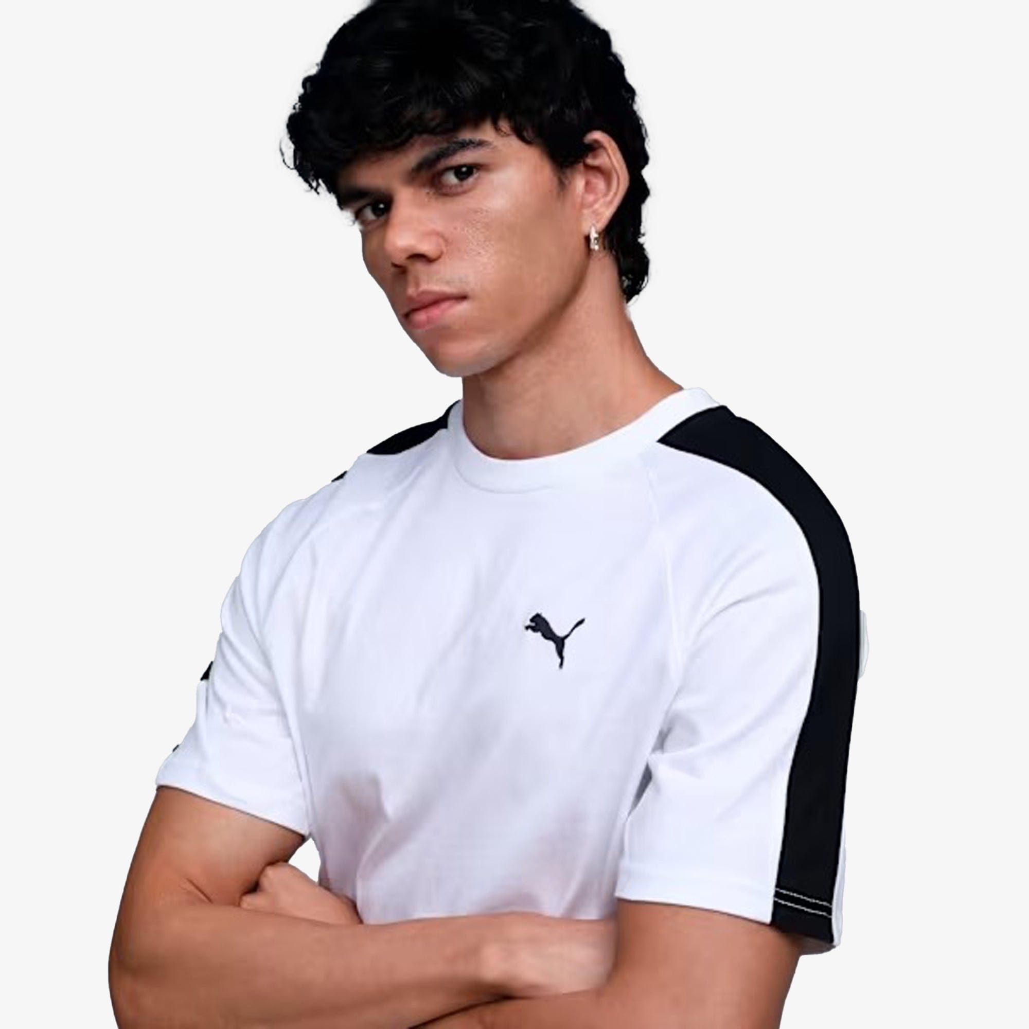 PUMA | T7 REGULAR FIT T - SHIRT { PUMA WHITE