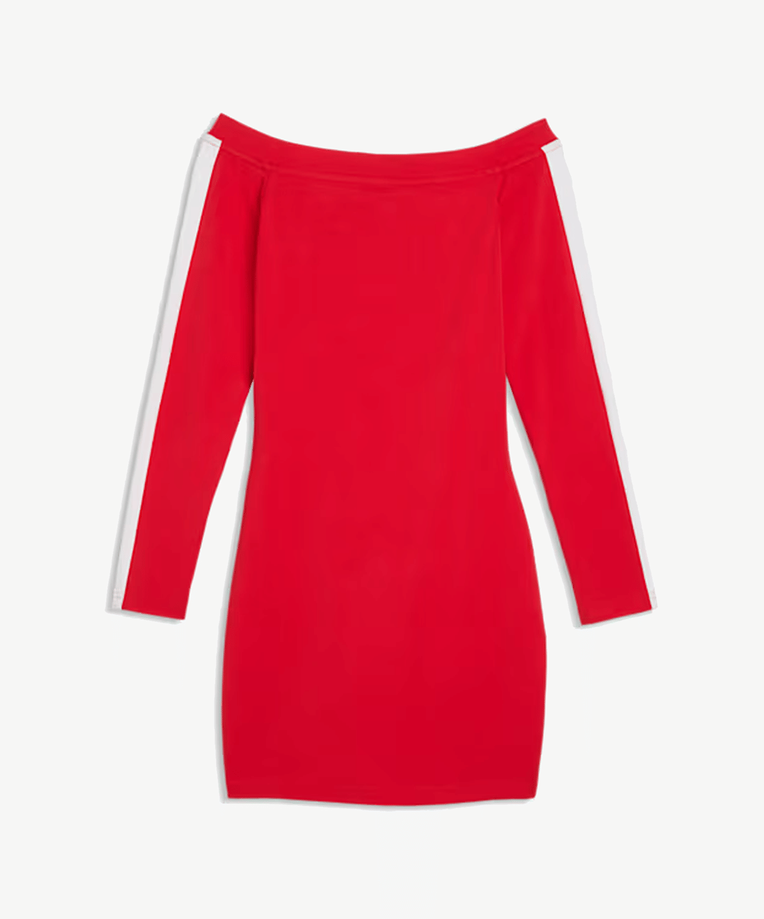 PUMA | T7 LONG SLEEVE DRESS { RED/WHITE