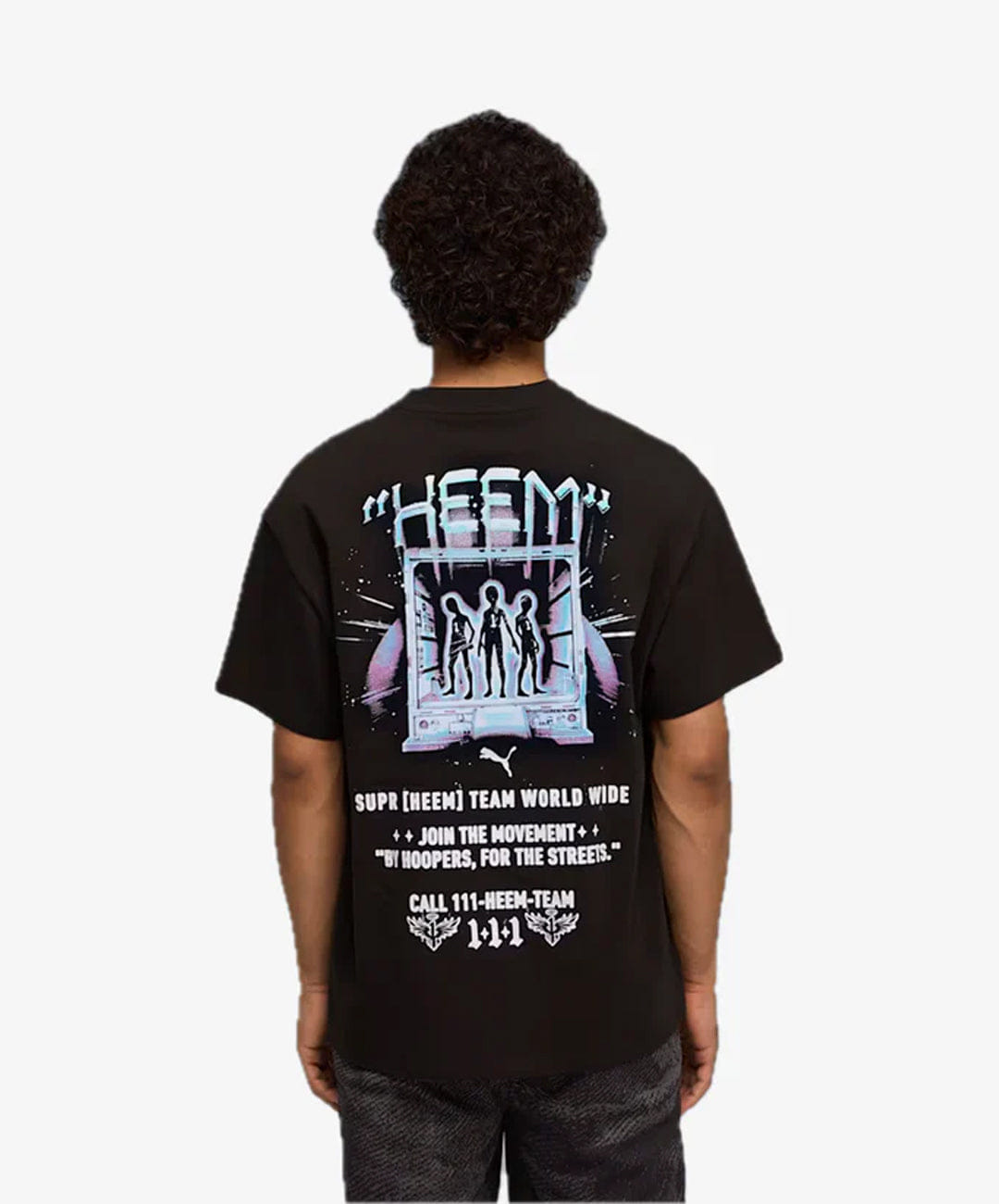 PUMA | MELO x HIVE T-Shirt { PUMA BLACK