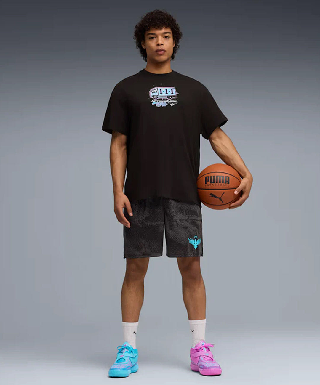 PUMA | MELO x HIVE T-Shirt { PUMA BLACK