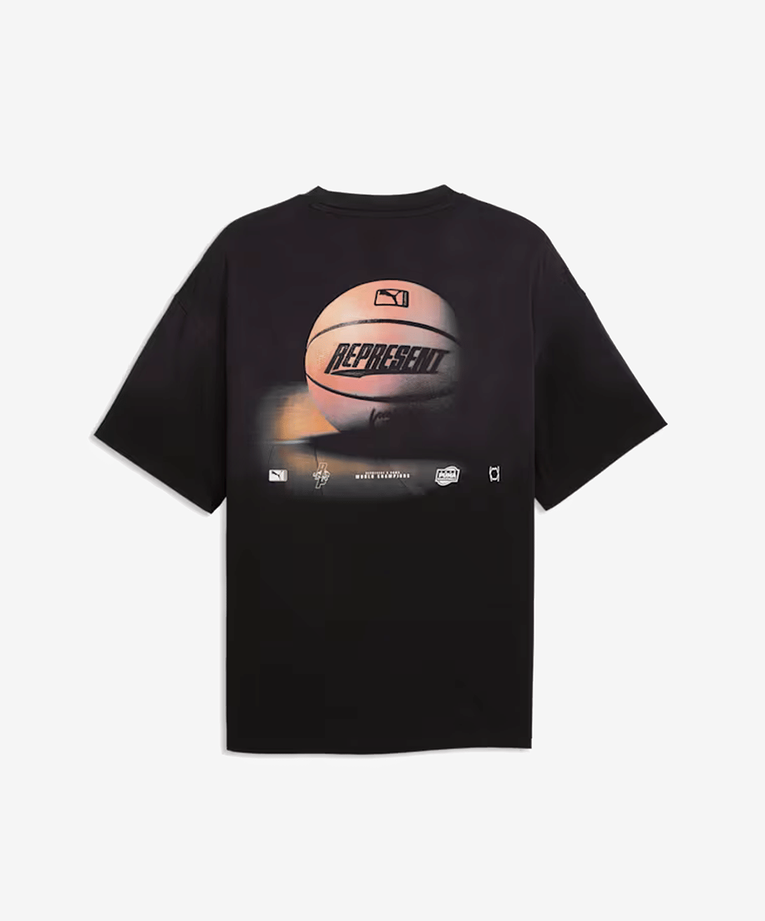 PUMA | x REPRESENT OVERSIZED T-Shirt { BLACK