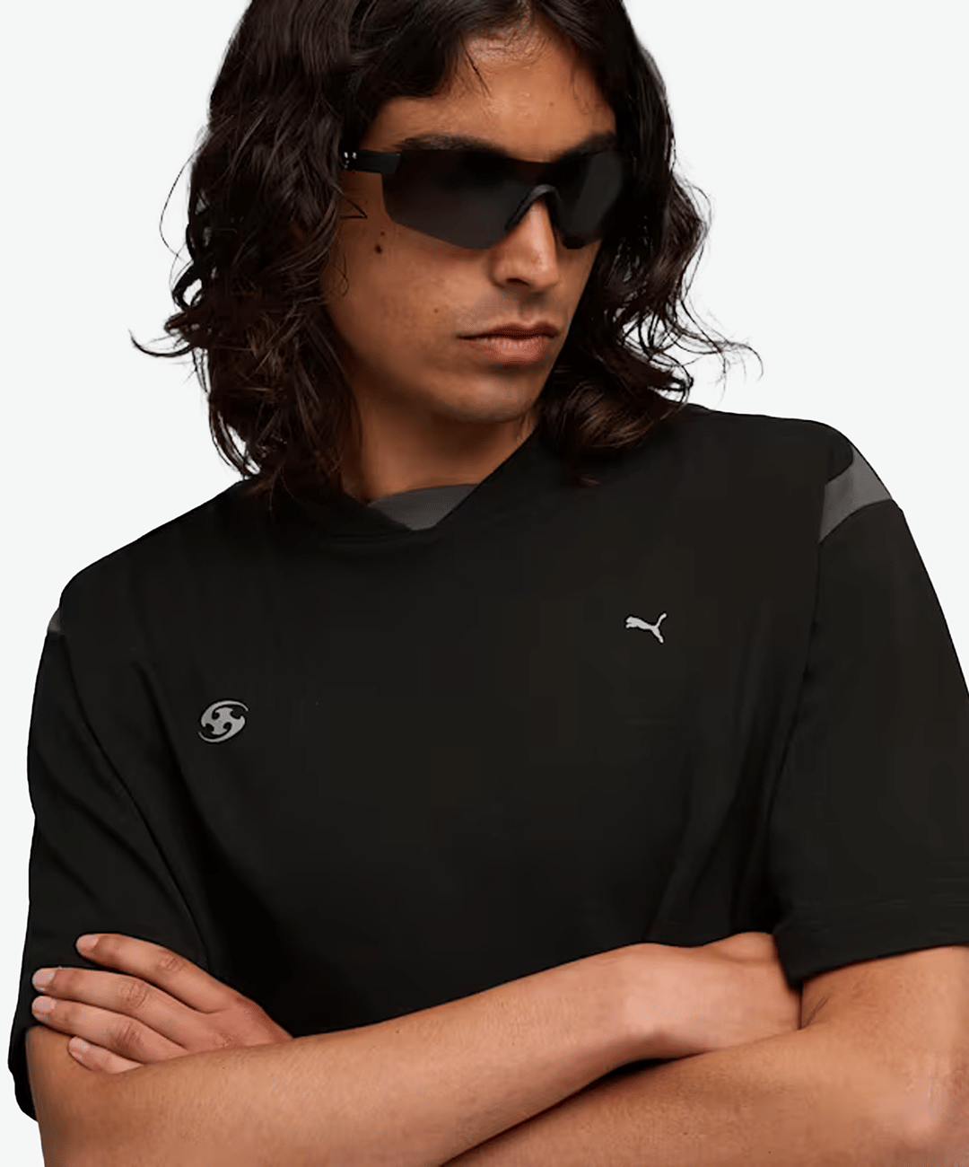 PUMA | x SAN SAN GEAR RELAXED COTTON T-Shirt { BLACK