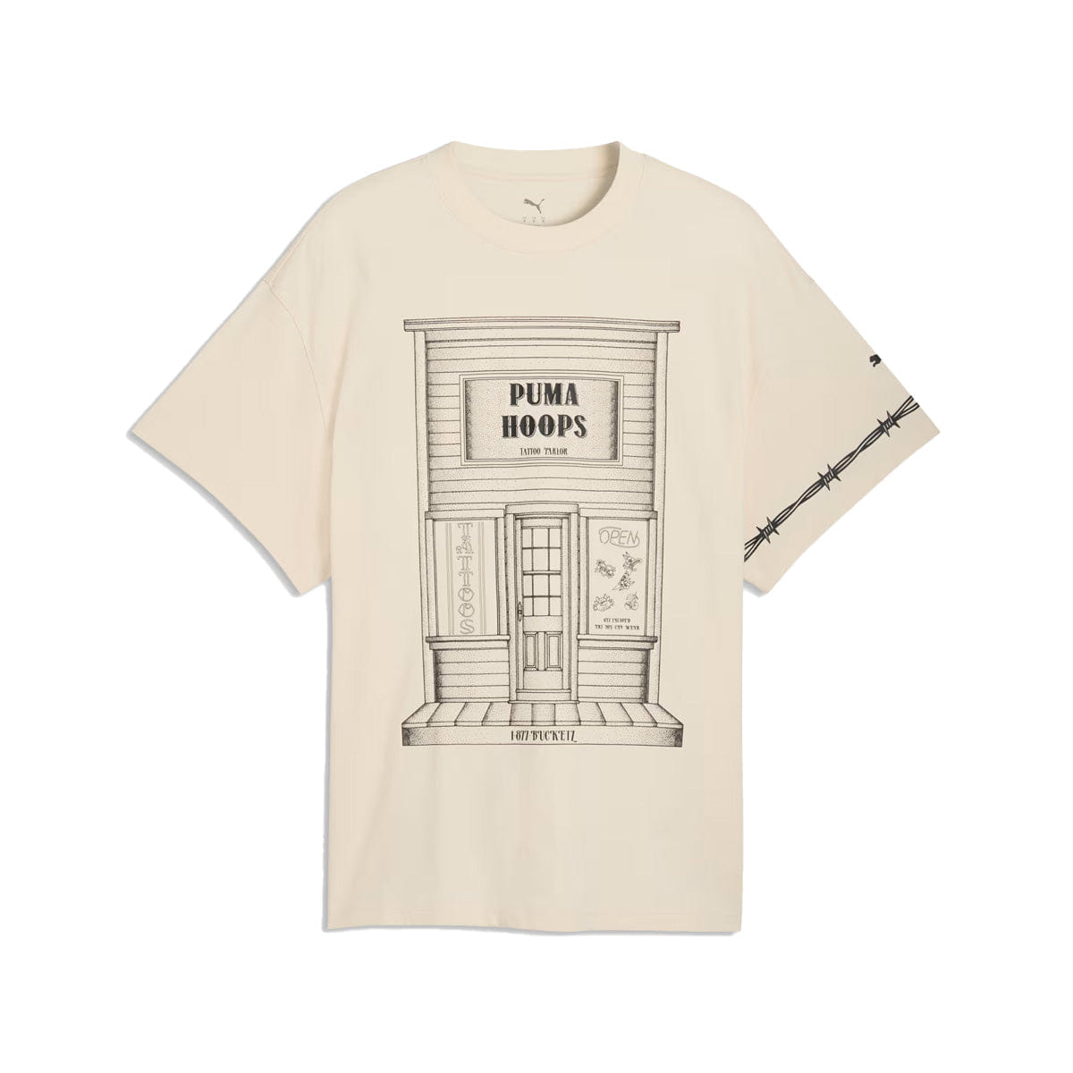 PUMA Swish N Ink T-Shirt Alpine Snow