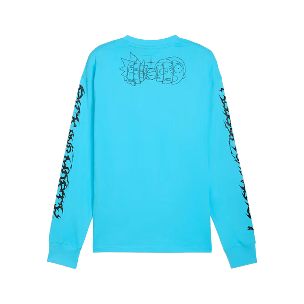 PUMA Hoops + Rick and Morty LS T-Shirt Bright Aqua