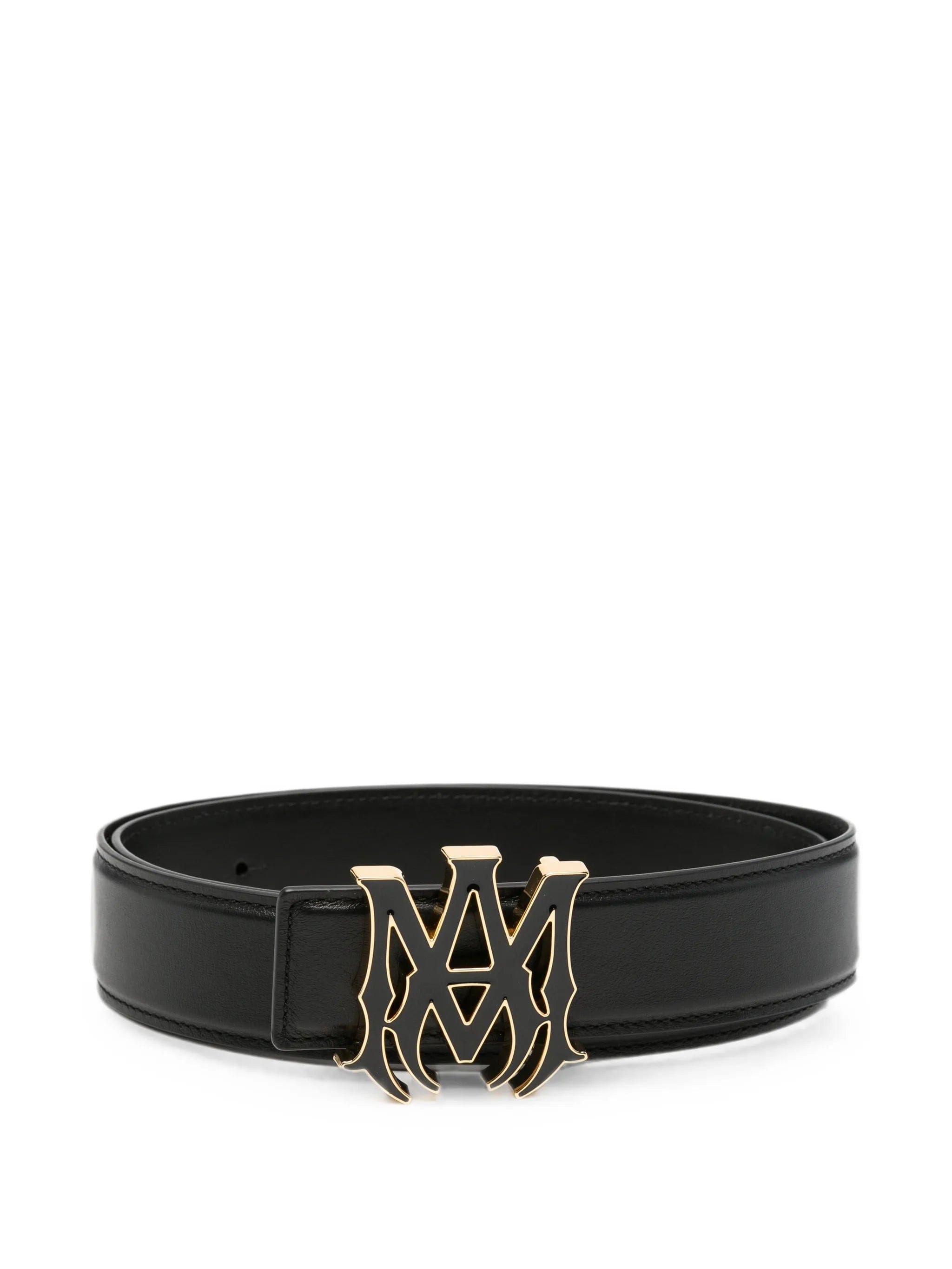 AMIRI logo leather belt