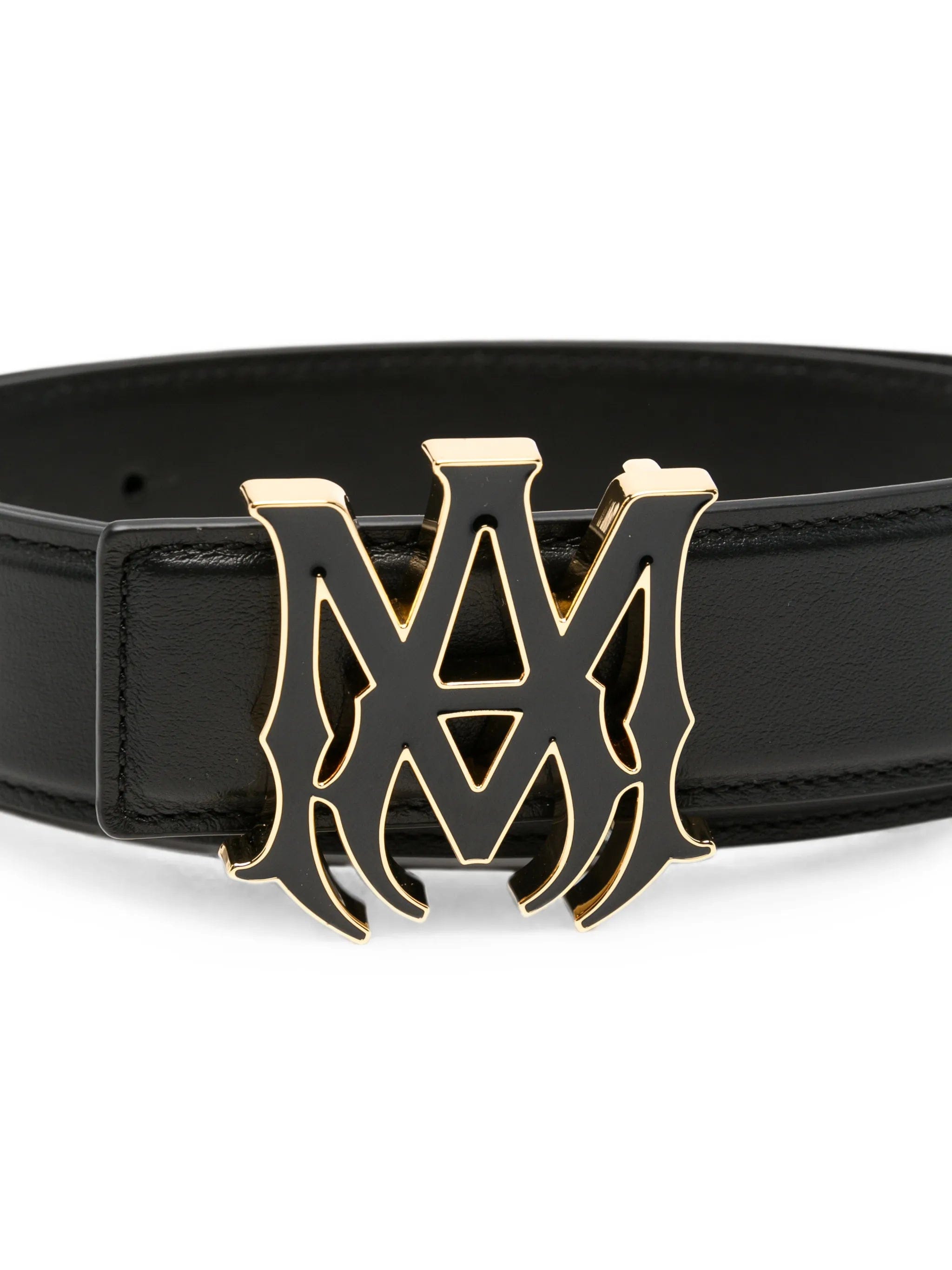 AMIRI logo leather belt