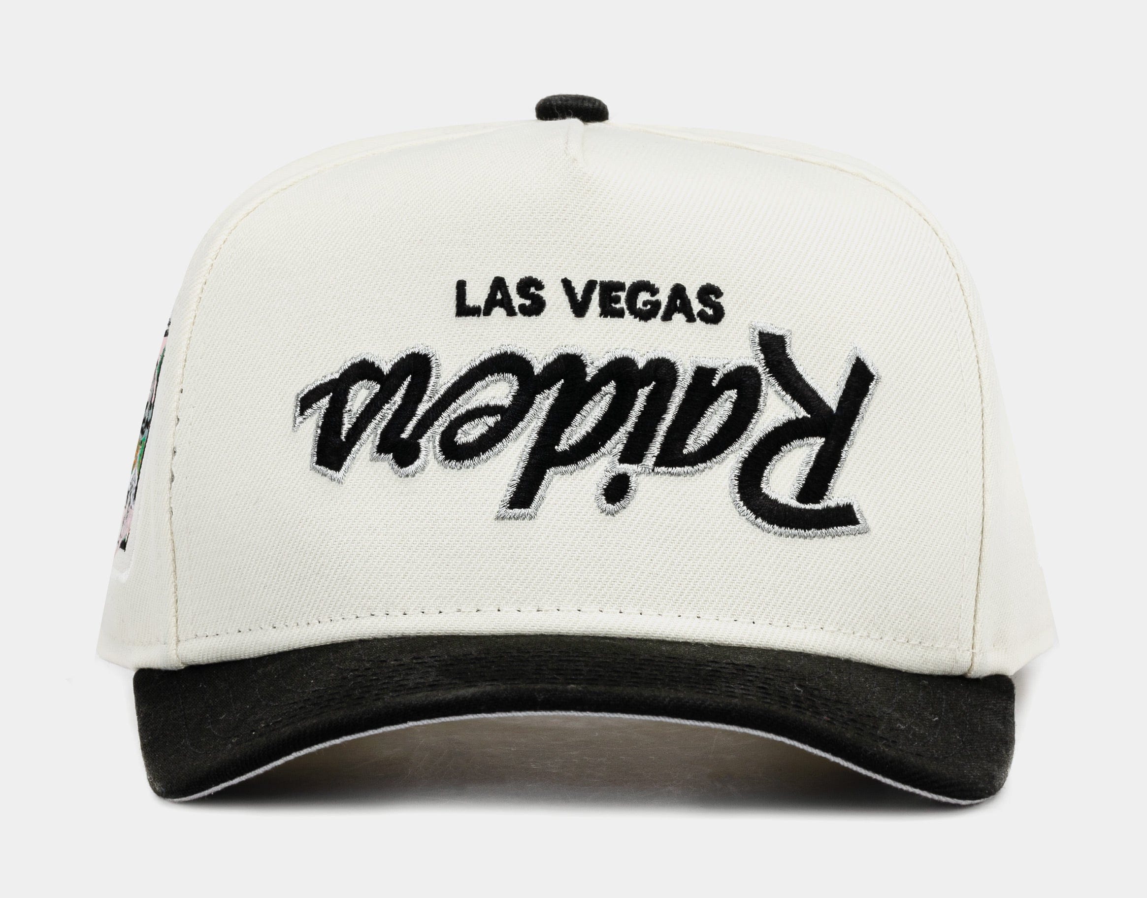 NEW ERA Shoe Palace Exclusive Las Vegas Raiders Upside Down 950AF Snapback Mens Hat (Beige/Black)